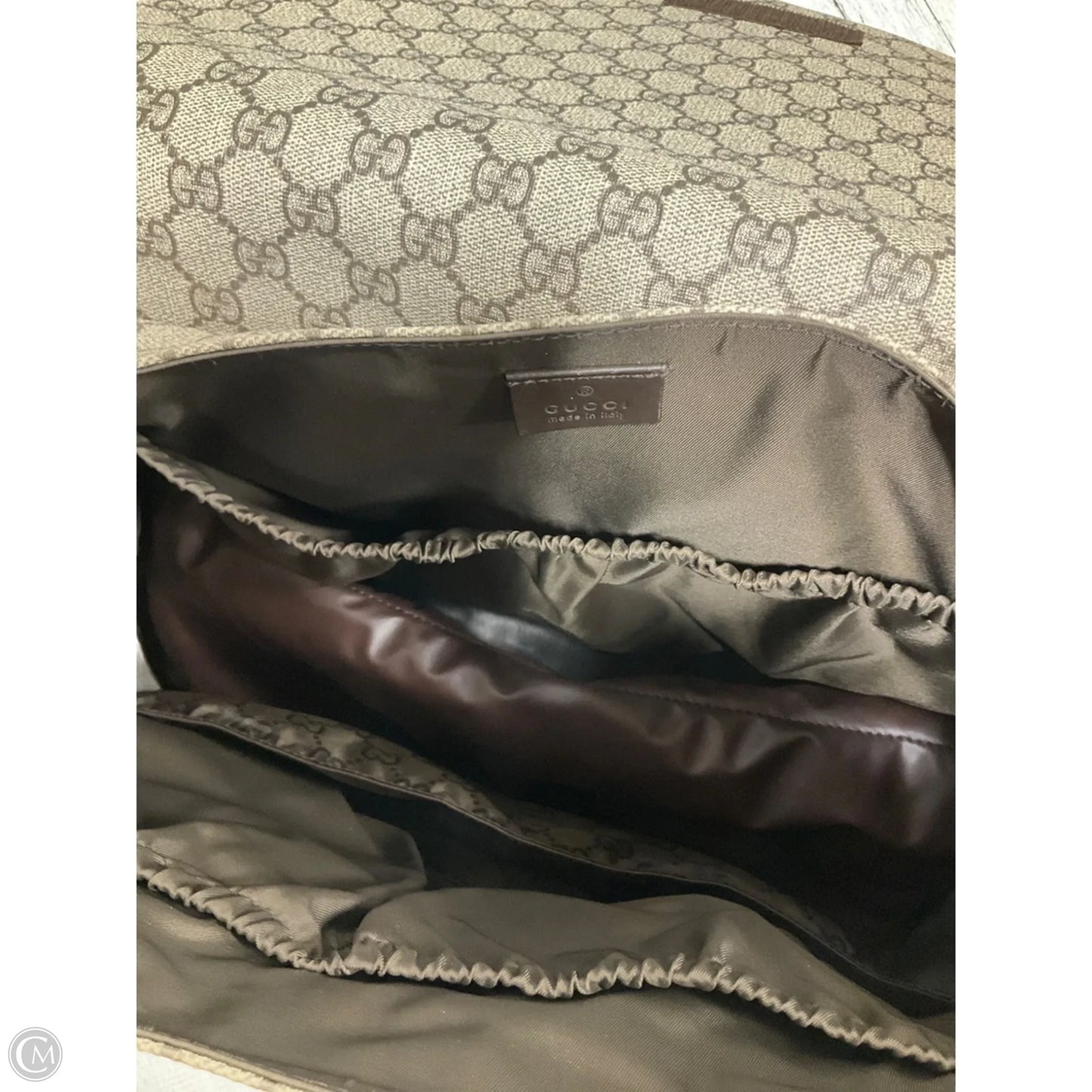 Diaper Bag Luxury Designer By Gucci, Size: Large