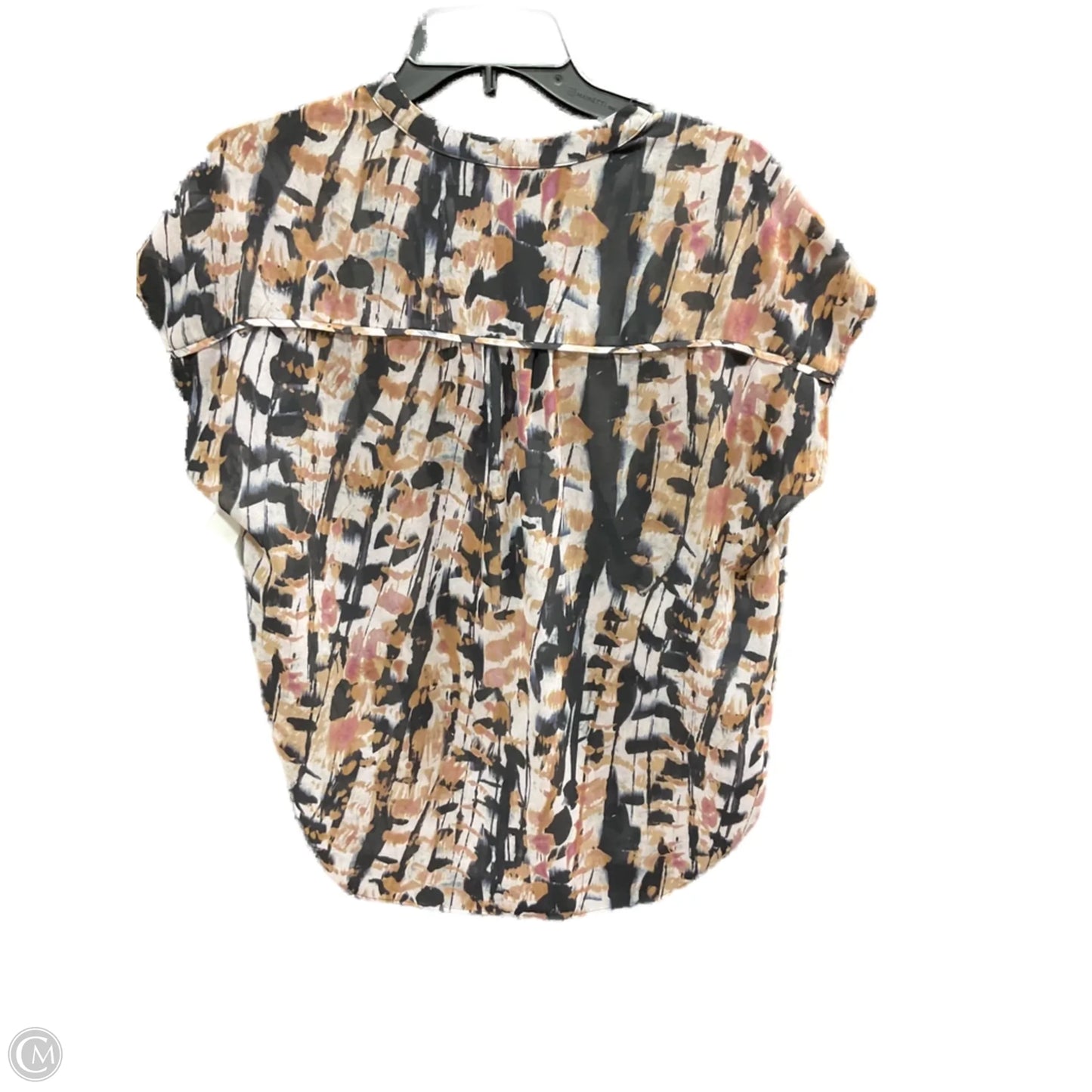 Top Sleeveless By Reiss In Black & Brown, Size: 2