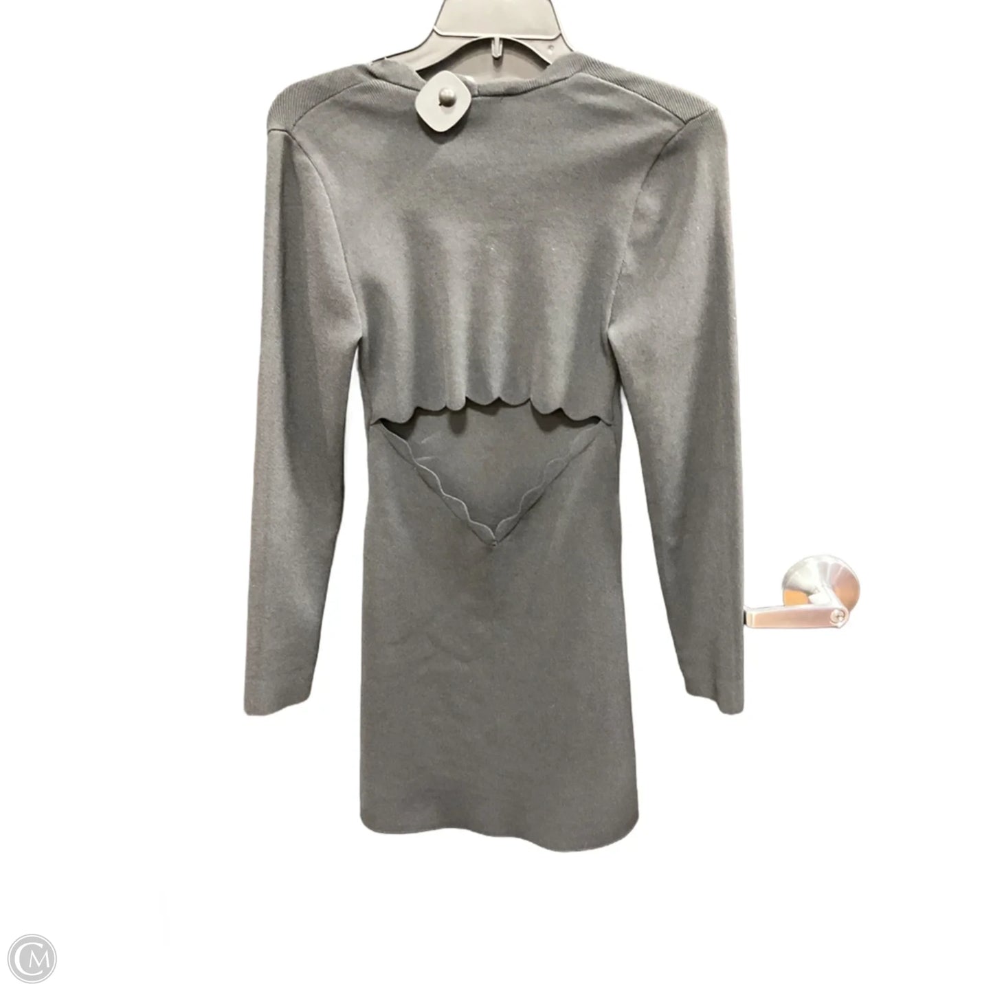 Dress Party Midi By Express In Black, Size: Xs