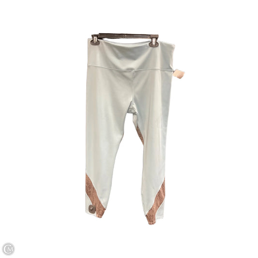 Athletic Leggings By Clothes Mentor In Blue & Grey, Size: L