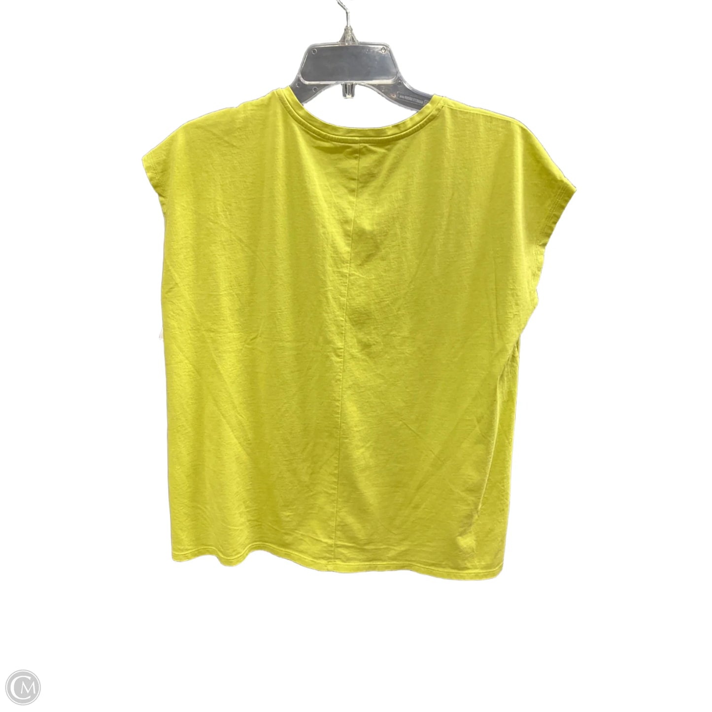 Top Short Sleeve Basic By Eileen Fisher In Green, Size: S