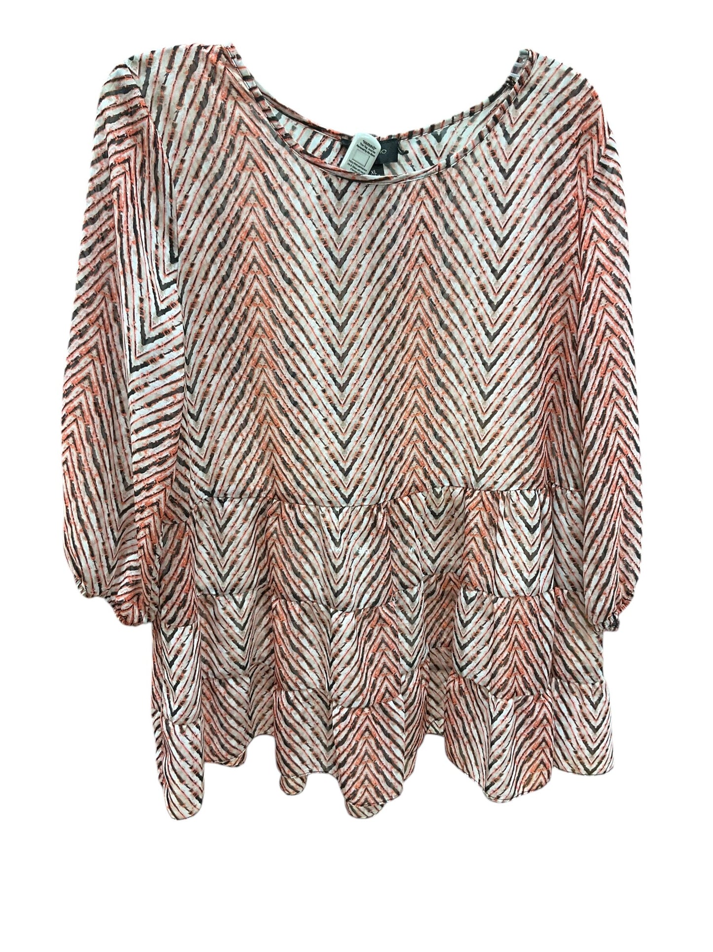 Top 3/4 Sleeve By Ab Studio Size: Xl