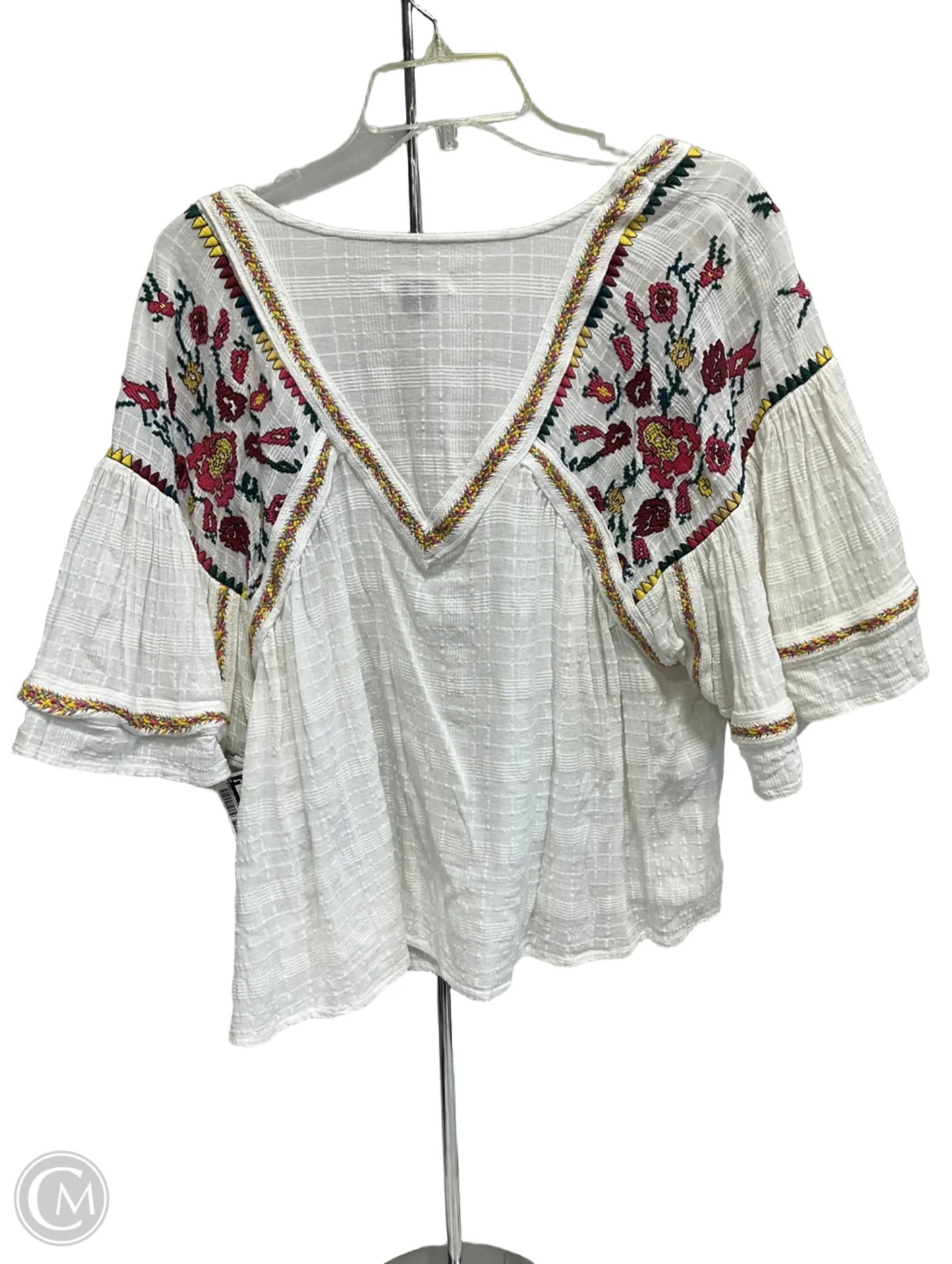 Top Short Sleeve By Pilcro In Floral Print, Size: Xl