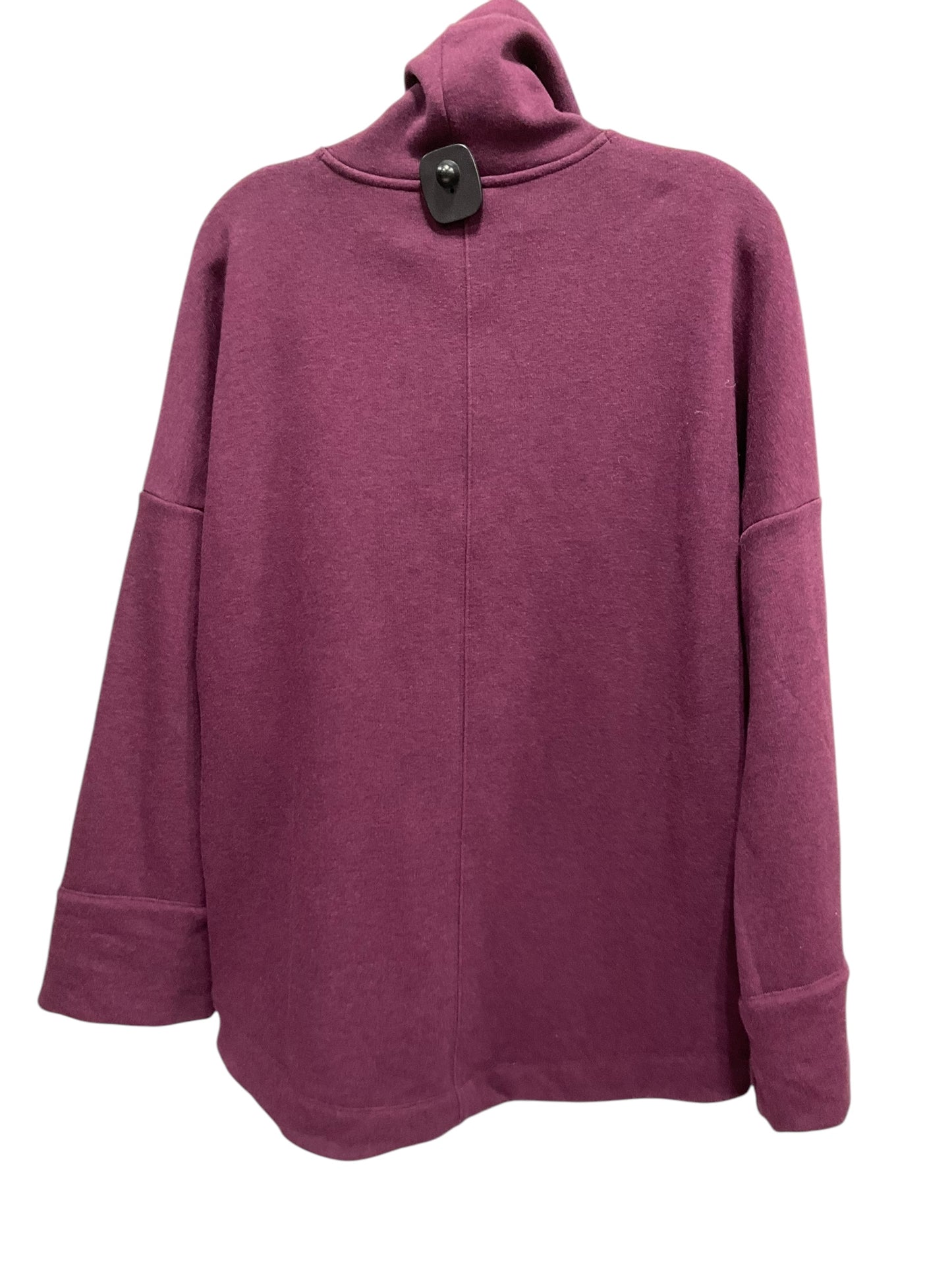 Athletic Top Long Sleeve Collar By Athleta In Purple, Size: Xs