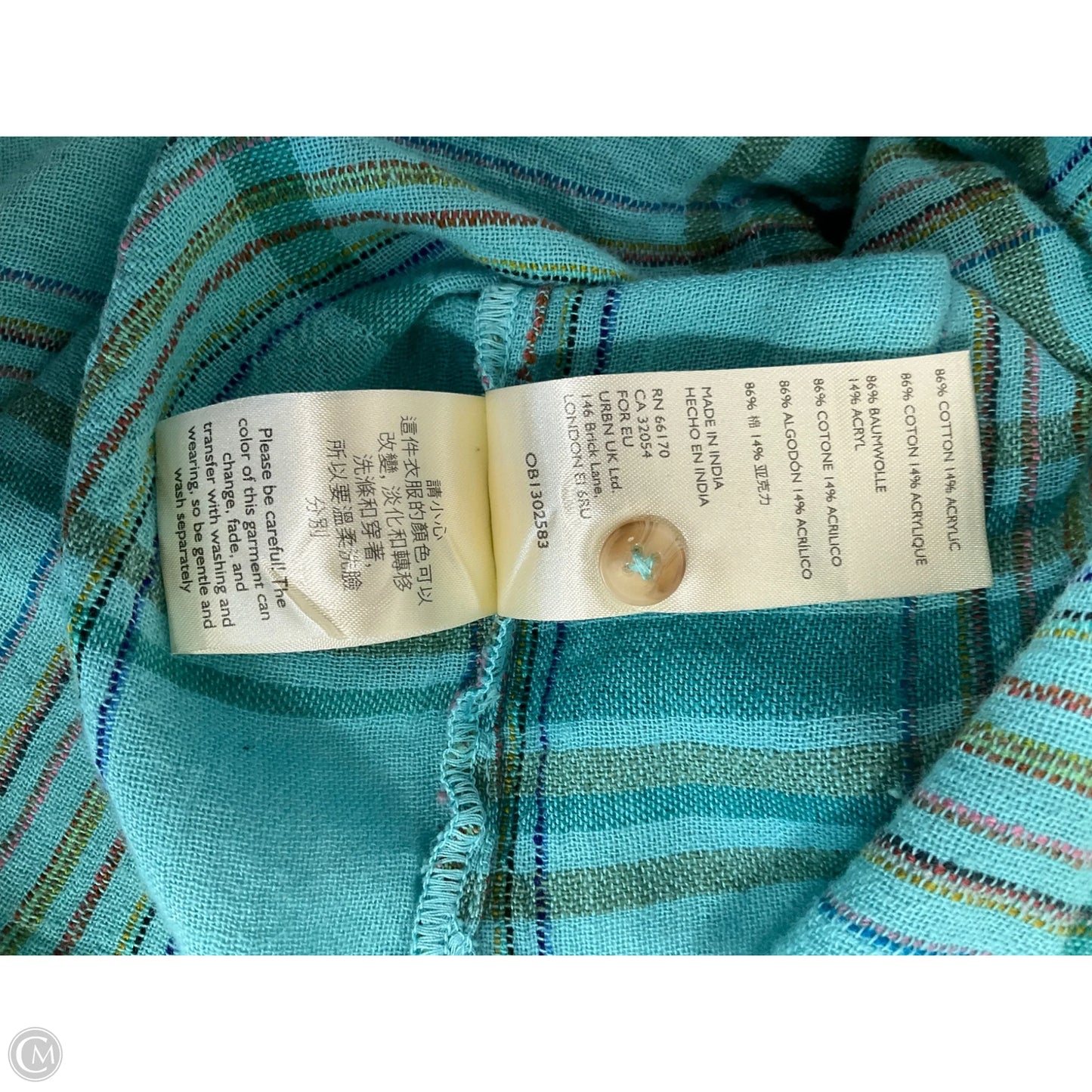 Top Long Sleeve Basic By Pilcro In Green, Size: M