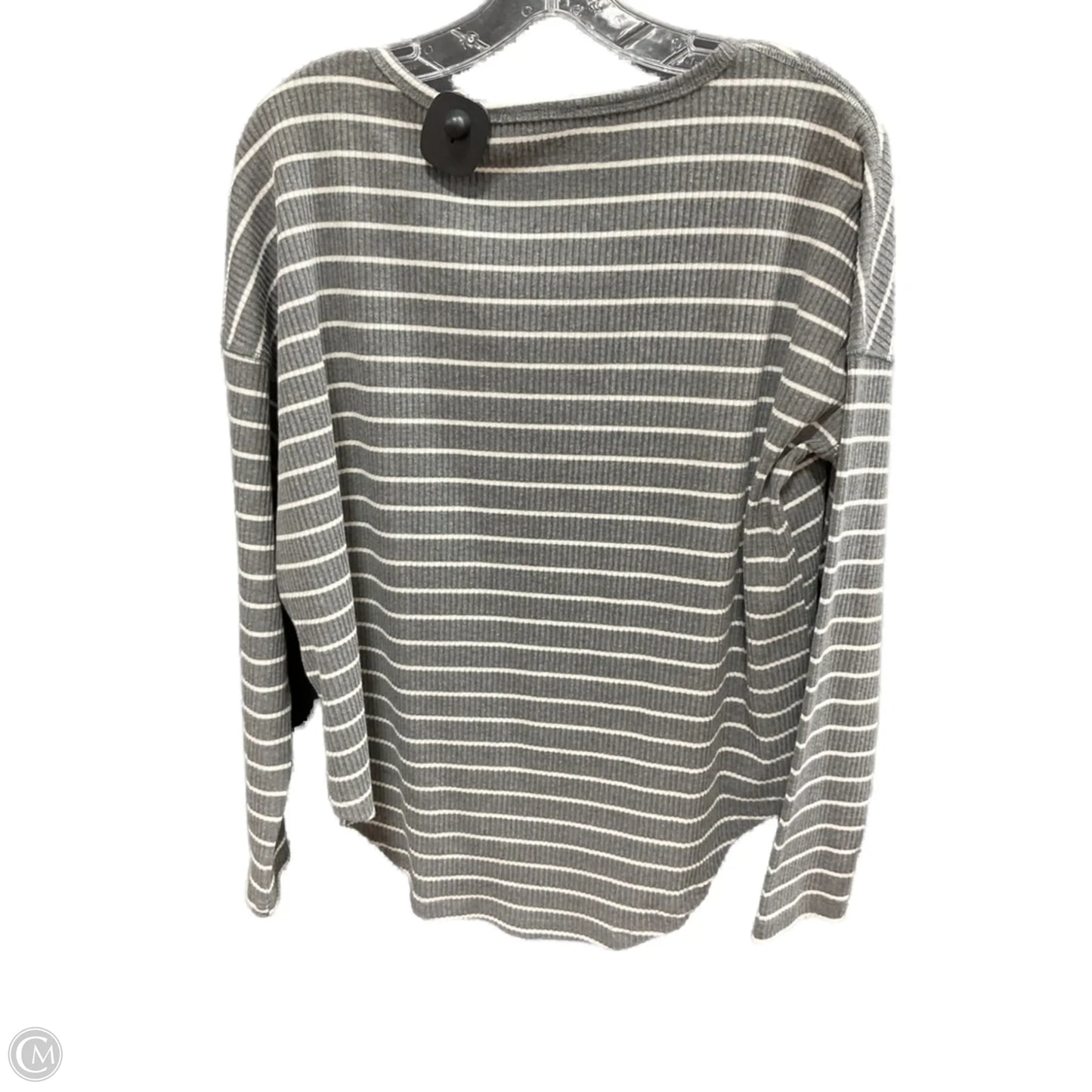 Top Long Sleeve By Cmf In Striped Pattern, Size: S