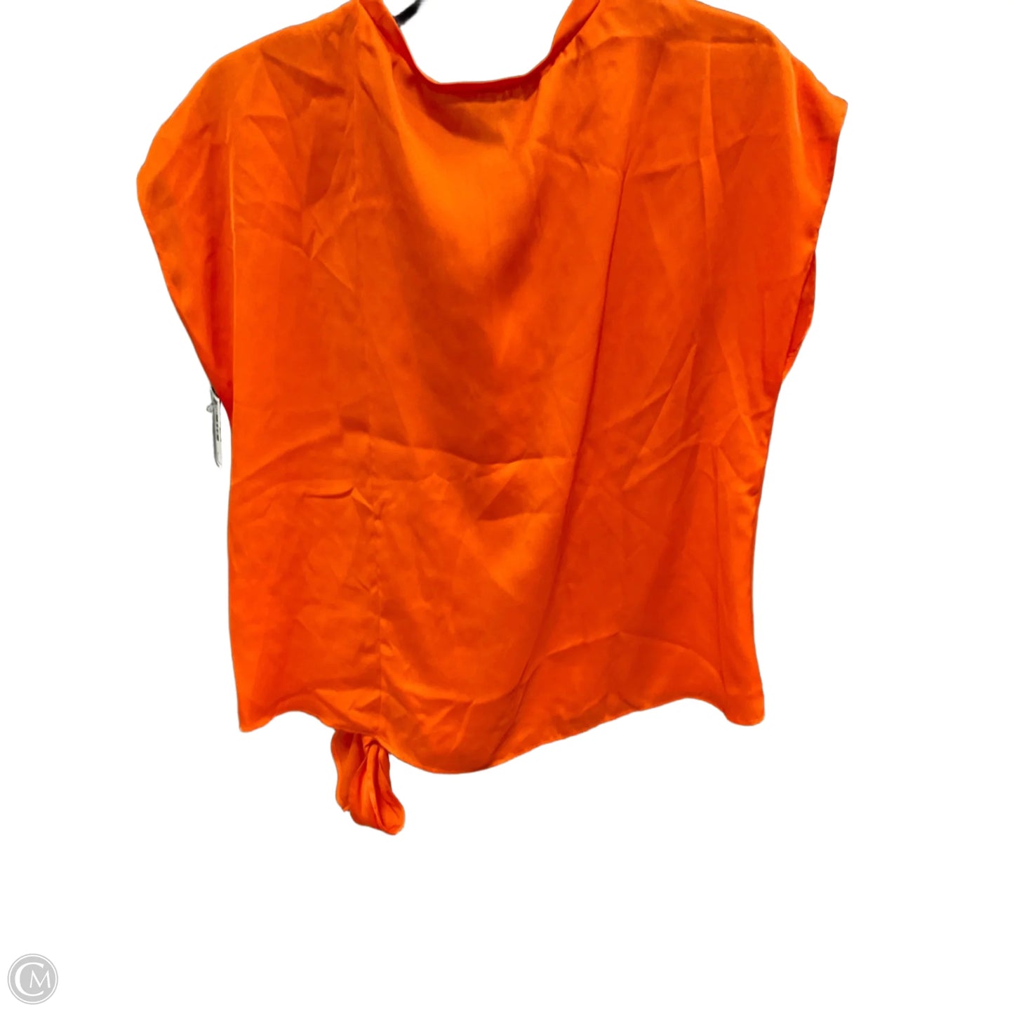Top Sleeveless By Dkny In Orange, Size: S