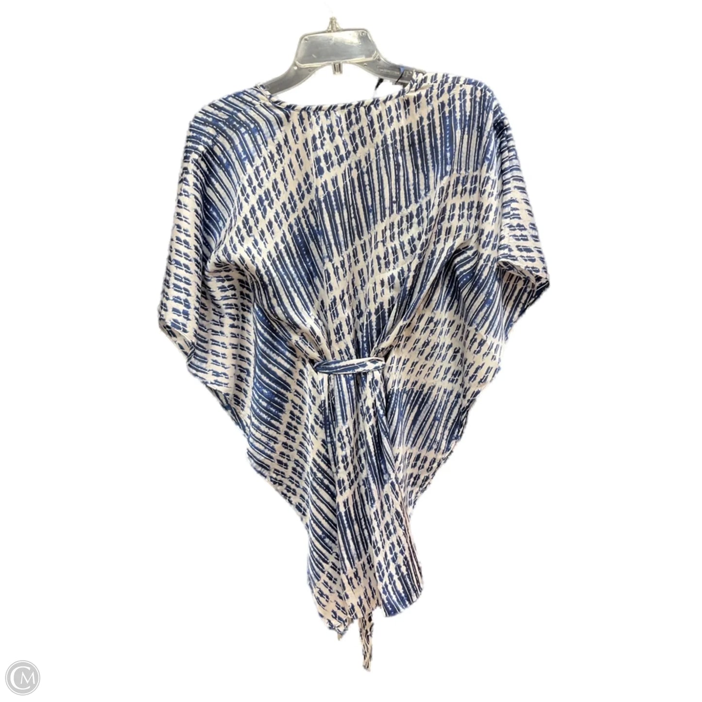 Top Short Sleeve Basic By Michael By Michael Kors In Blue & White, Size: S