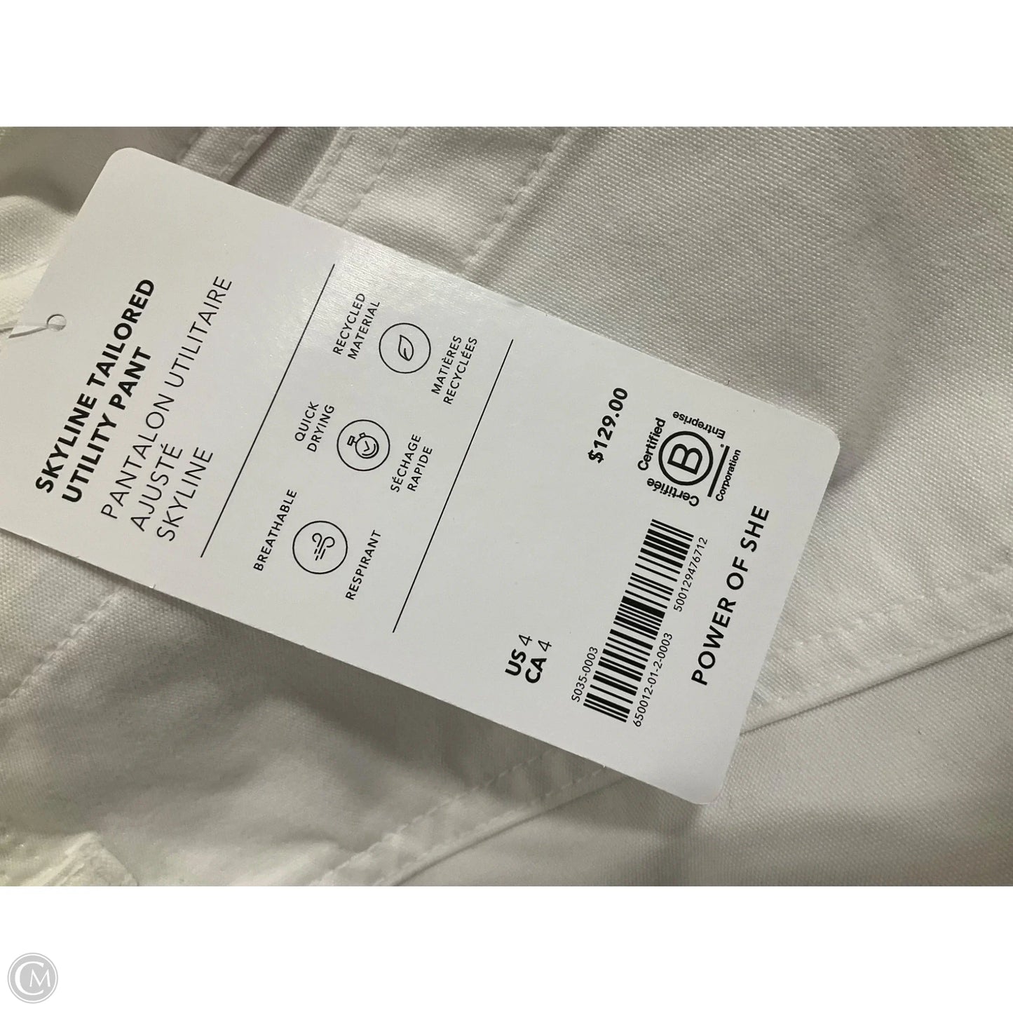 Athletic Pants By Athleta In White, Size: 4