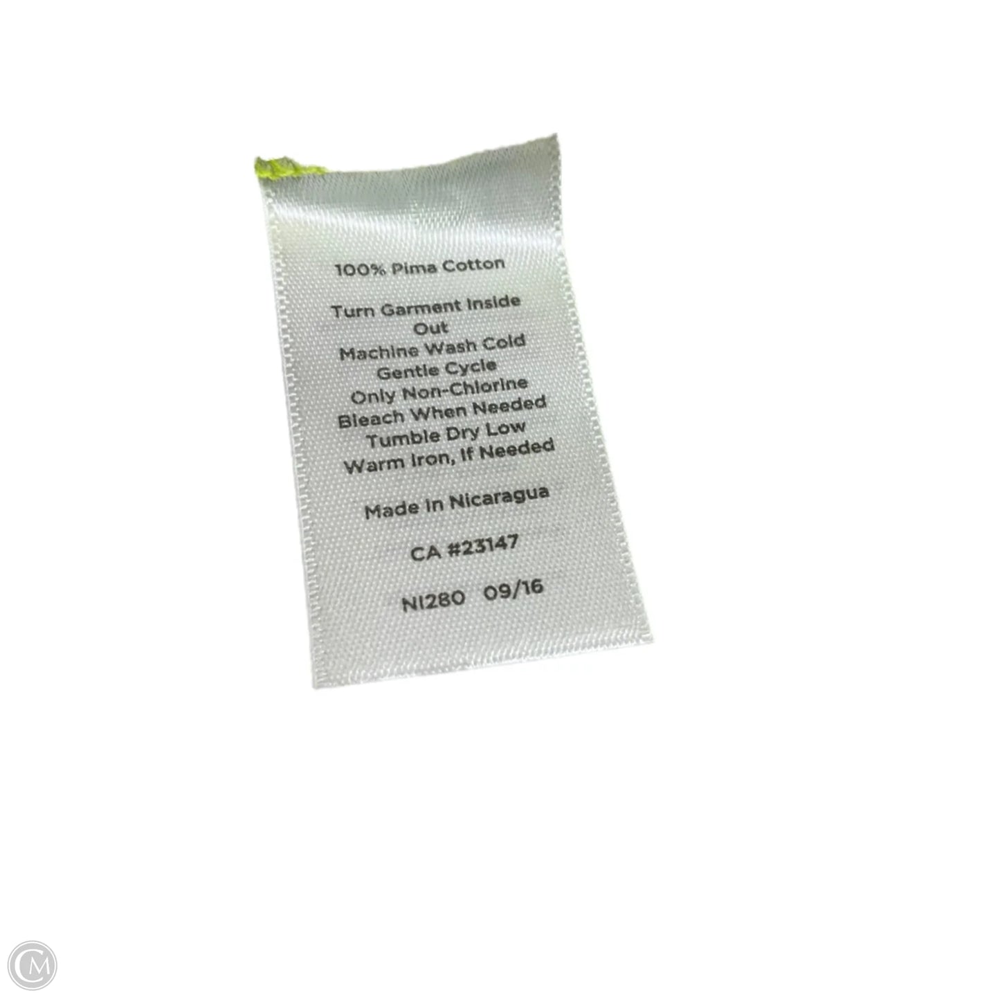 Top Short Sleeve Basic By Talbots In Green, Size: Mp