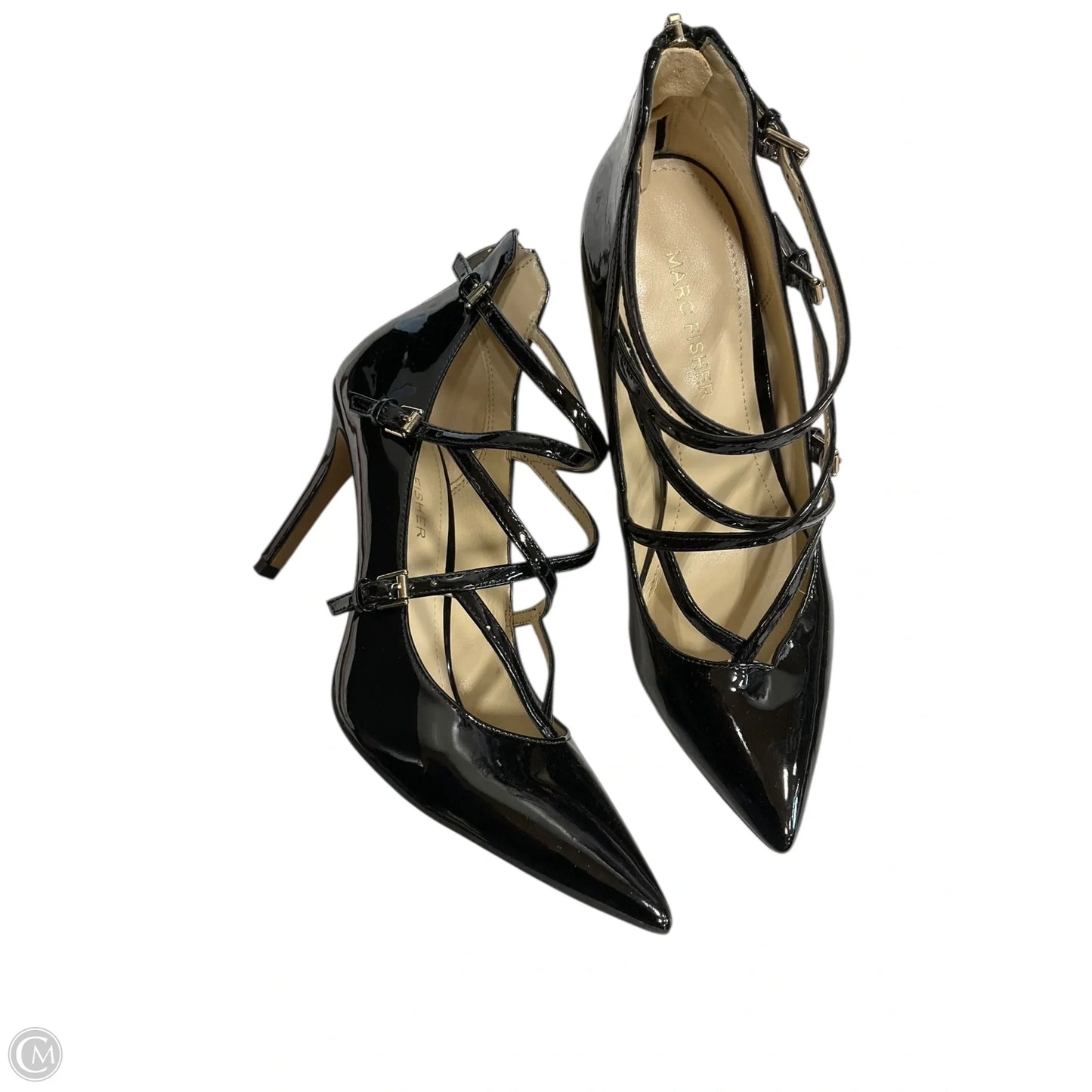Shoes Heels Stiletto By Marc Fisher In Black, Size: 7