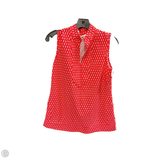Top Sleeveless Basic By Jude Connally In Blue Red & White, Size: S
