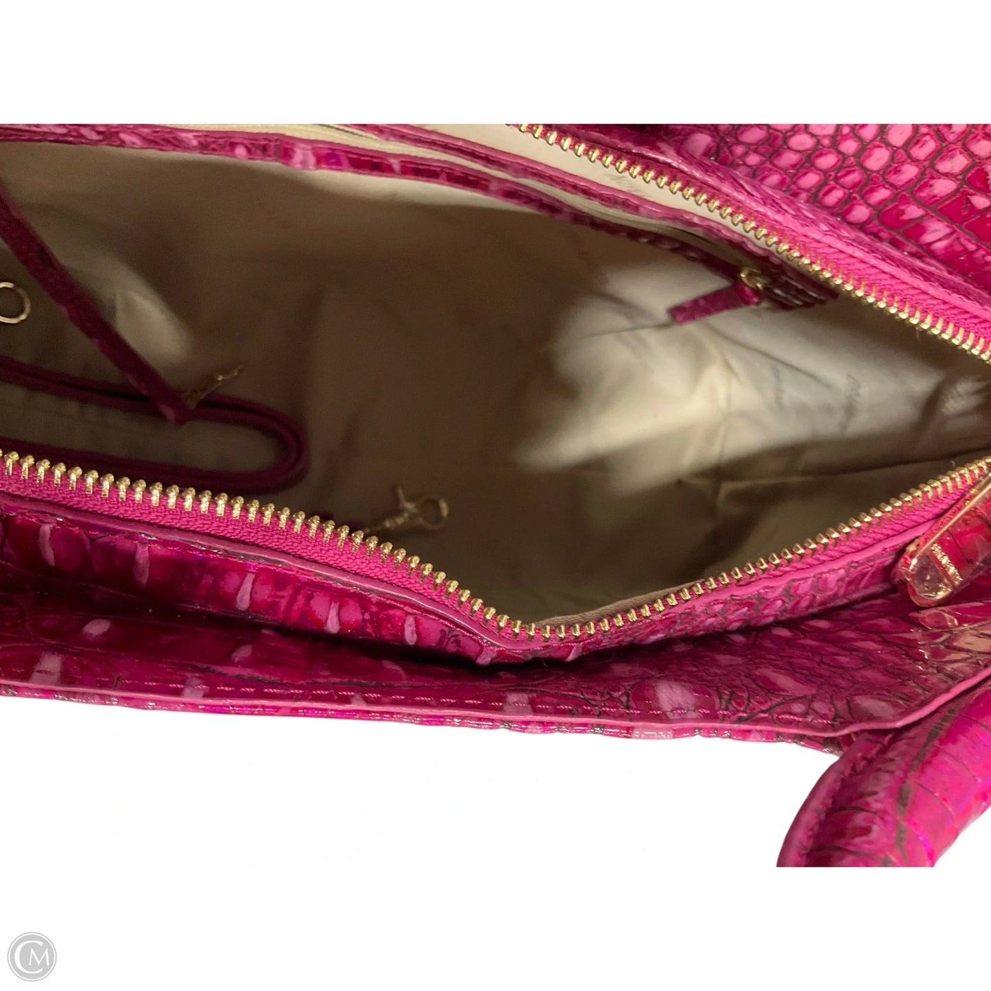 Handbag Designer By Brahmin, Size: Large