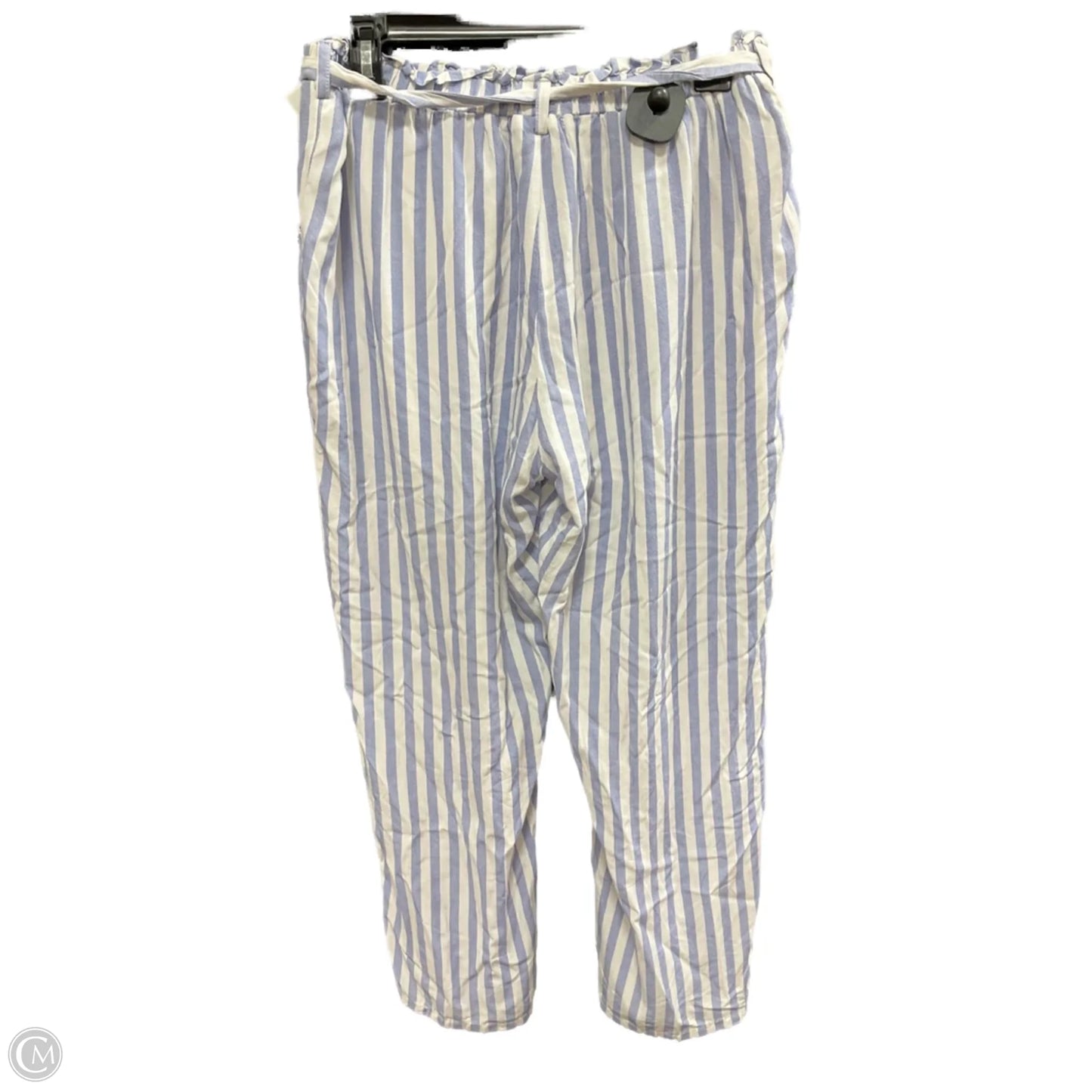 Pants Wide Leg By Hyfve In Striped Pattern, Size: L