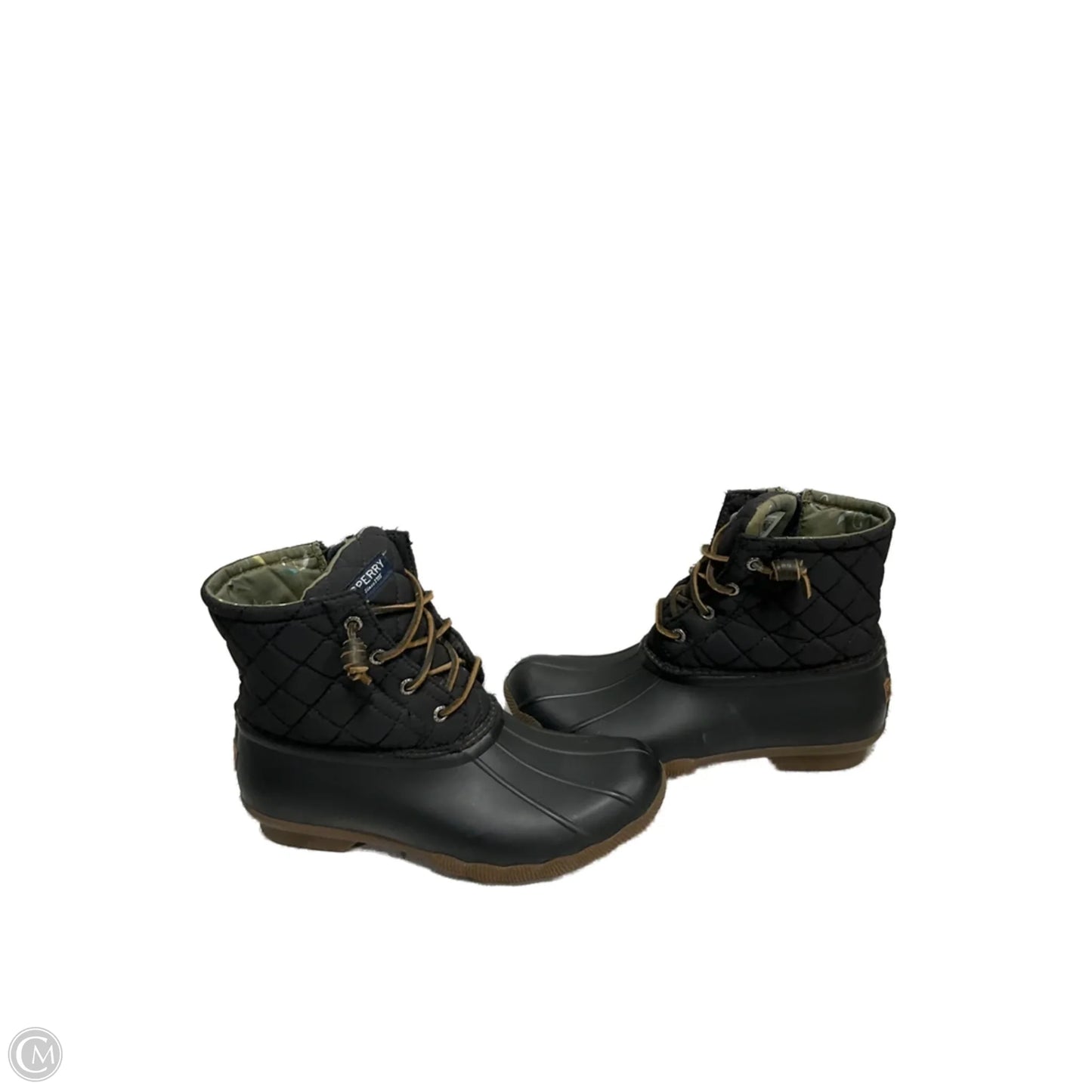 Boots Ankle Flats By Sperry In Black, Size: 7