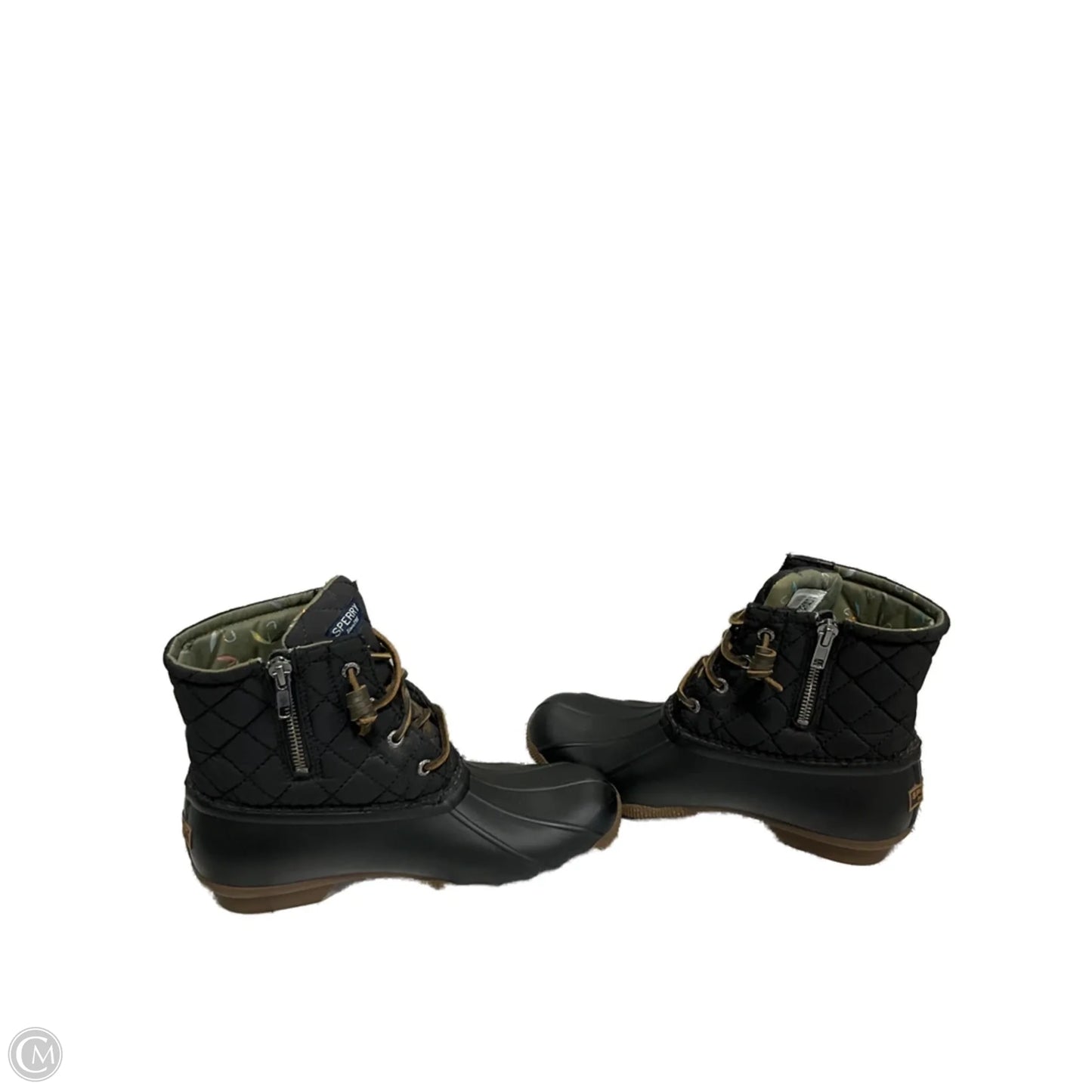 Boots Ankle Flats By Sperry In Black, Size: 7