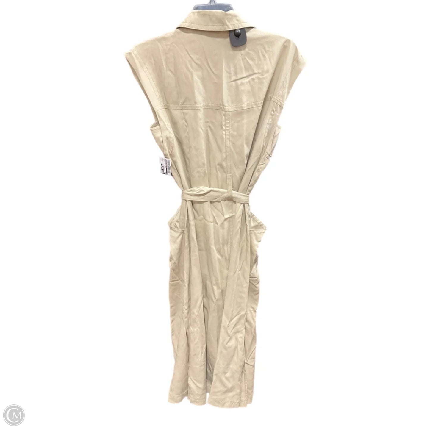 Dress Casual Maxi By Banana Republic In Tan, Size: S