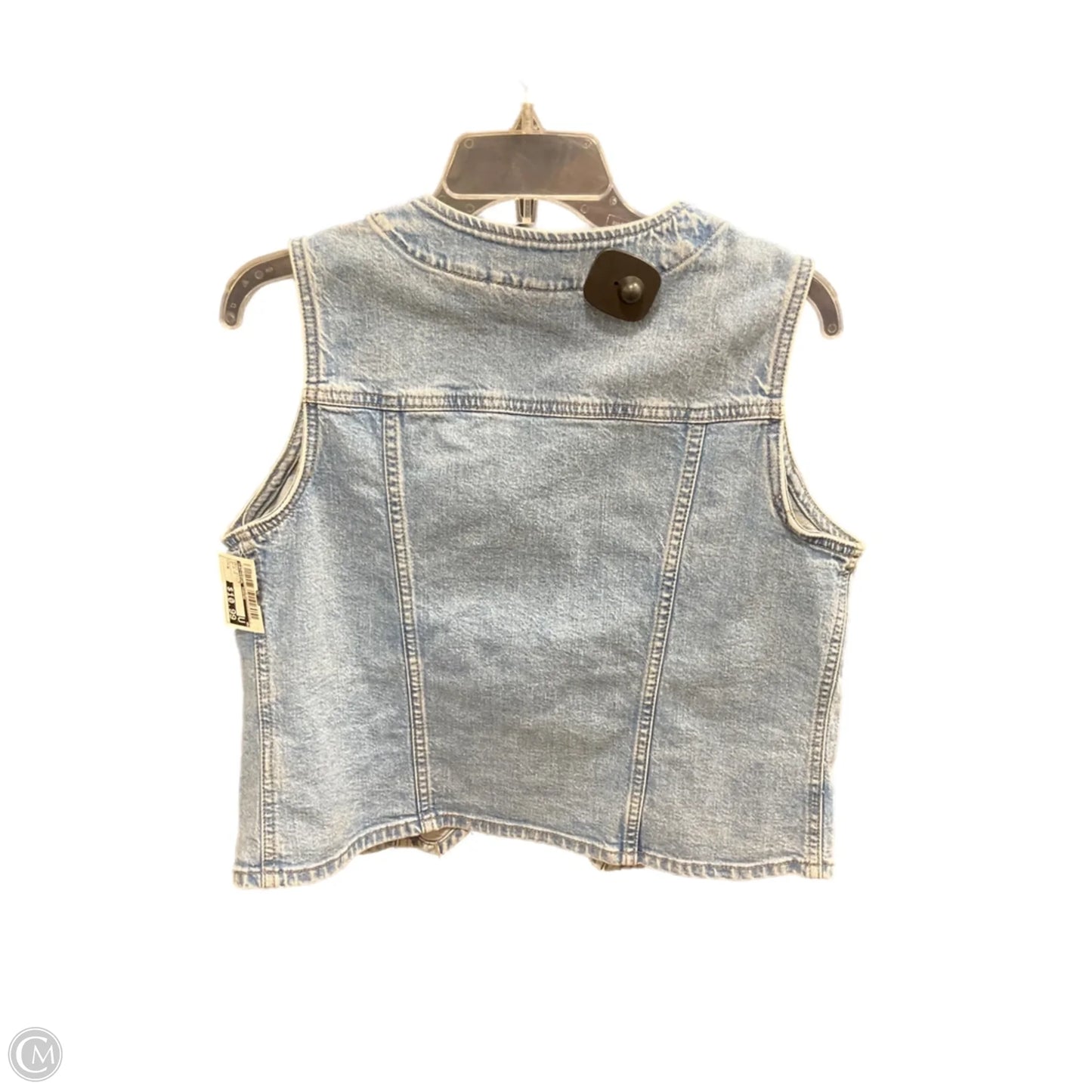 Vest Other By Universal Thread In Blue Denim, Size: M