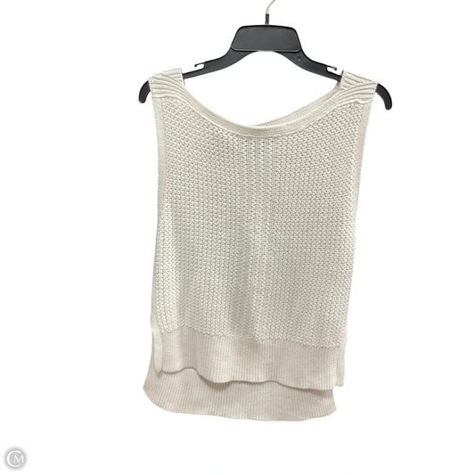 Top Sleeveless Basic By Banana Republic In White, Size: S