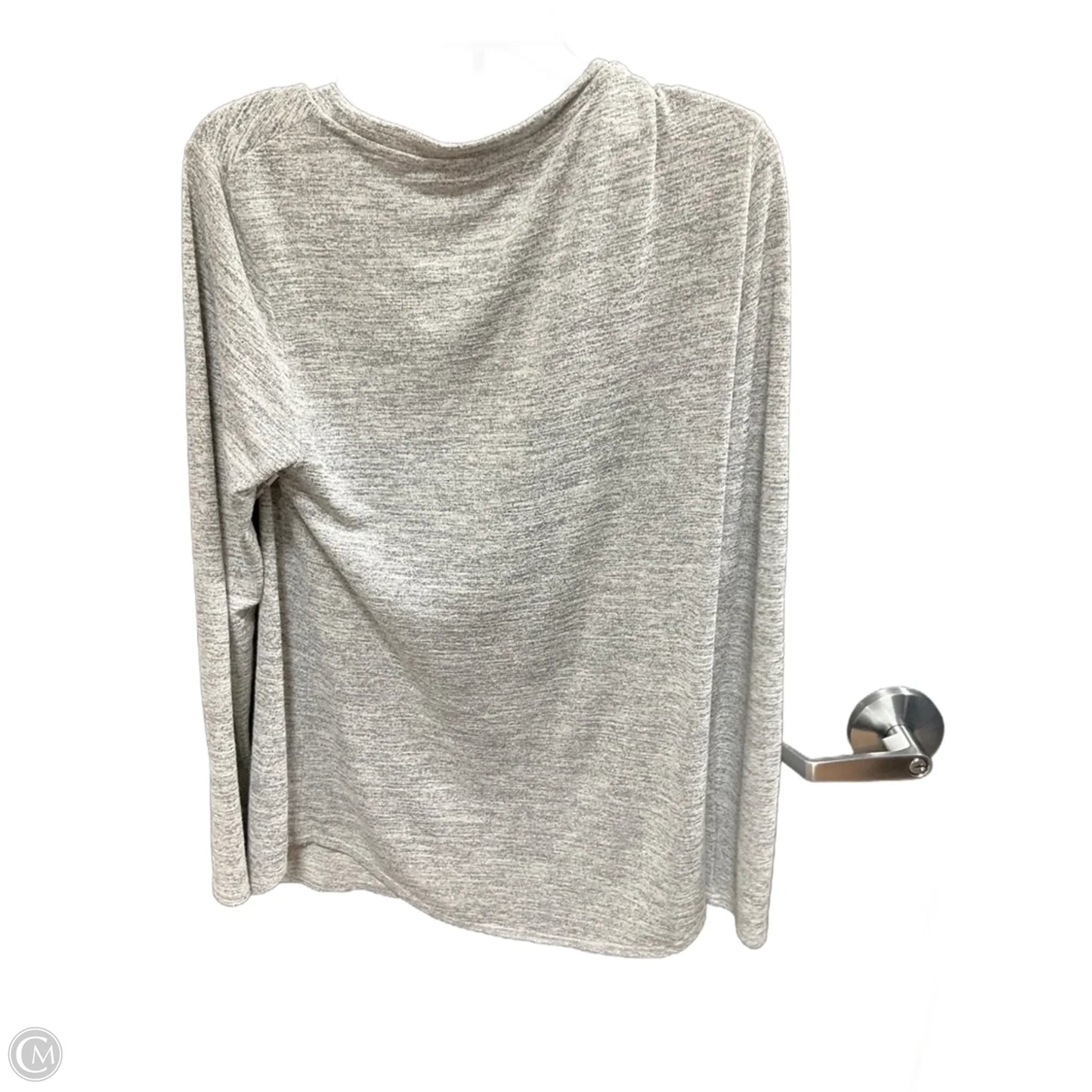 Top Long Sleeve Basic By Workshop In Grey, Size: Xl