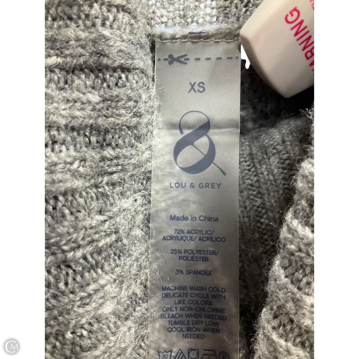 Sweater By Lou And Grey In Grey, Size: Xs