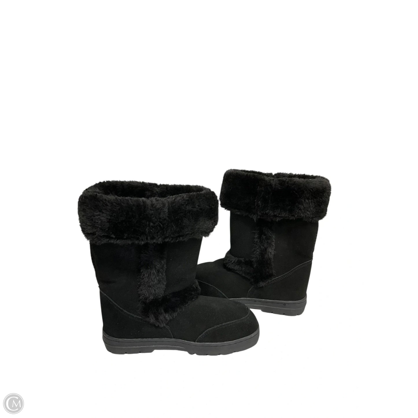 Boots Knee Flats By Style And Company In Black, Size: 8