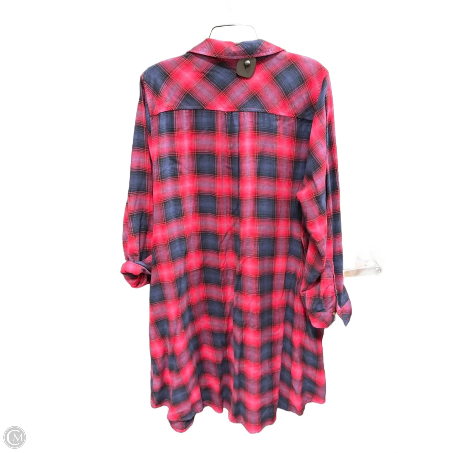 Dress Casual Midi By Torrid In Plaid Pattern, Size: 1x