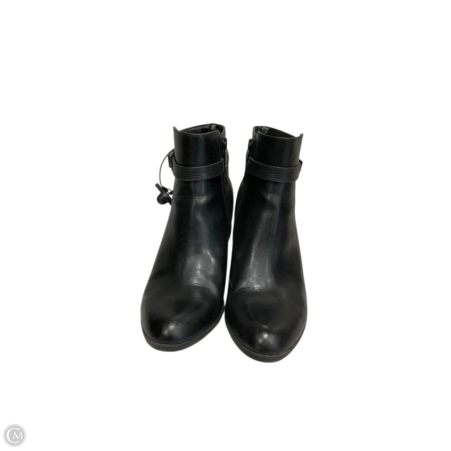 Boots Ankle Flats By Laura Ashley In Black, Size: 8.5