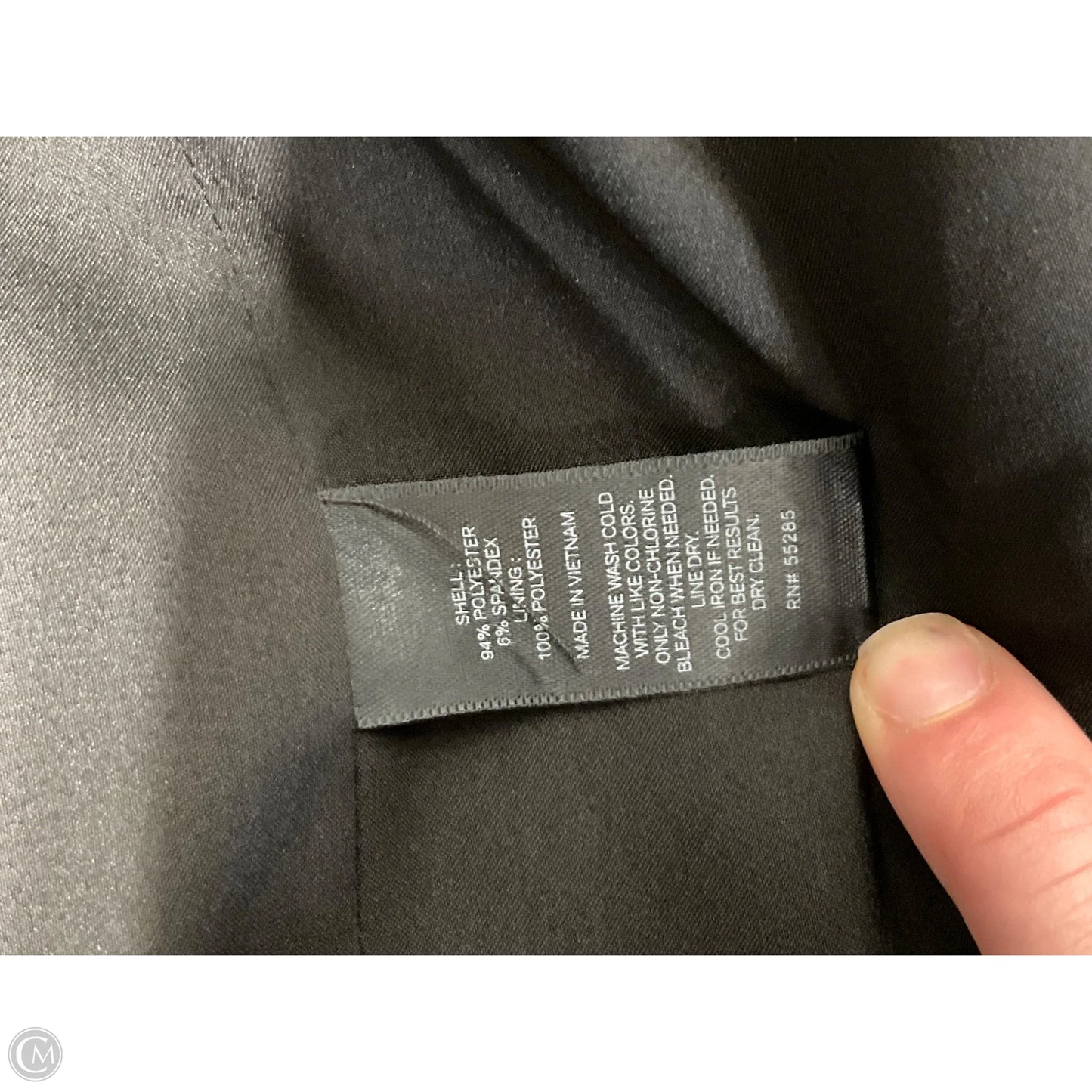 Vest Other By Express In Black, Size: Xs