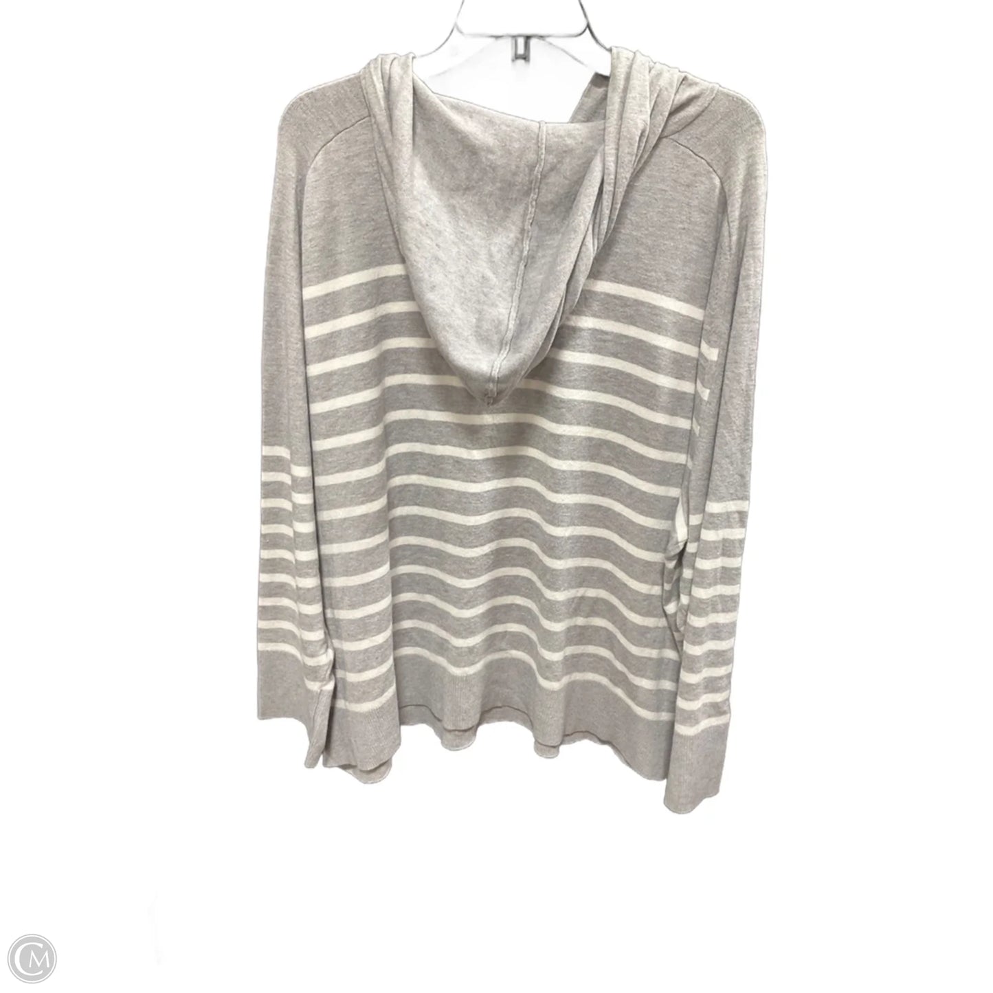 Top Long Sleeve Basic By Free Assembly In Grey Denim, Size: 4x