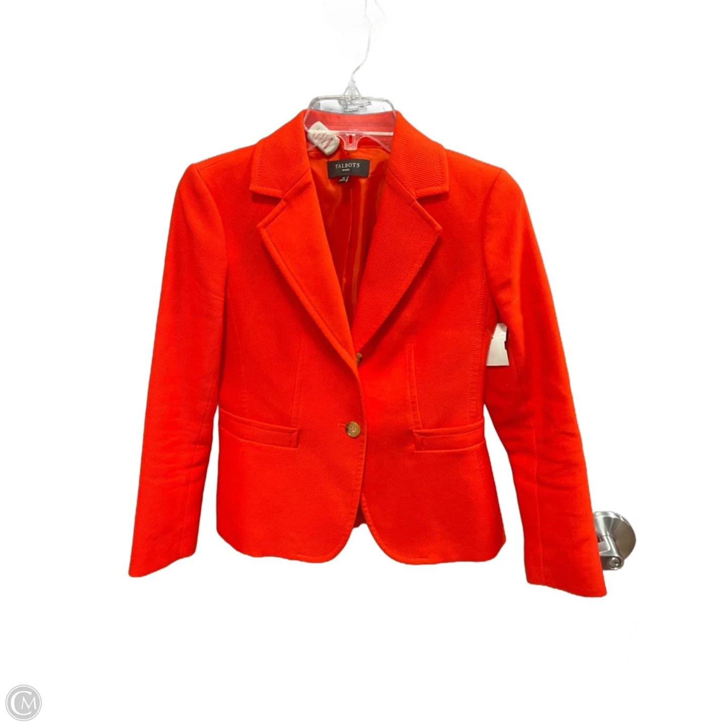 Blazer By Talbots In Orange, Size: 4p
