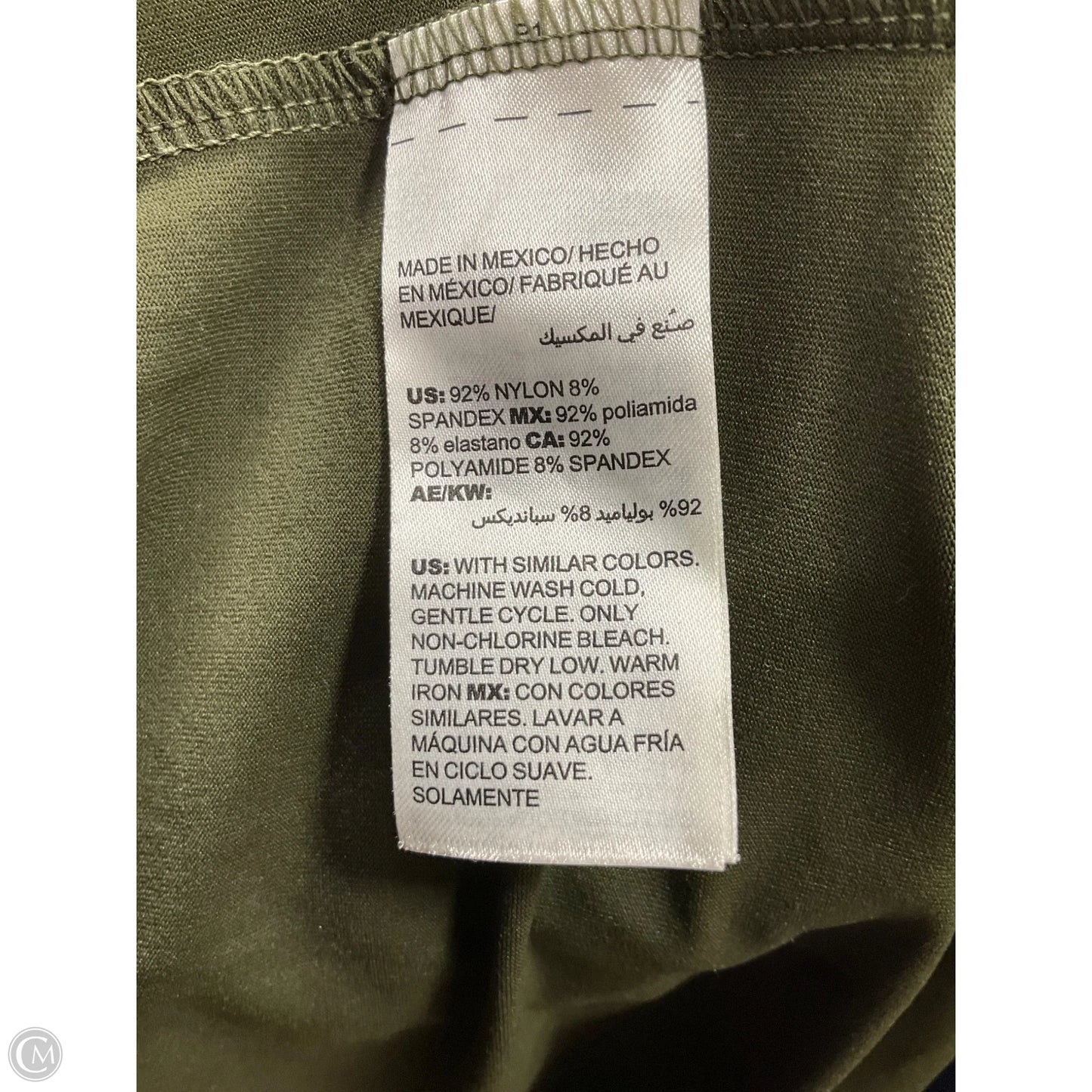 Top Sleeveless Basic By Chicos In Green, Size: 1x