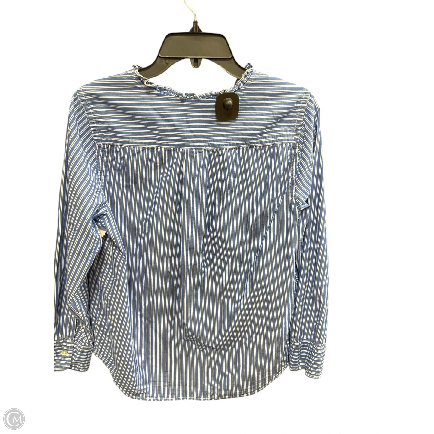 Top Long Sleeve Basic By Free Assembly In Striped Pattern, Size: M