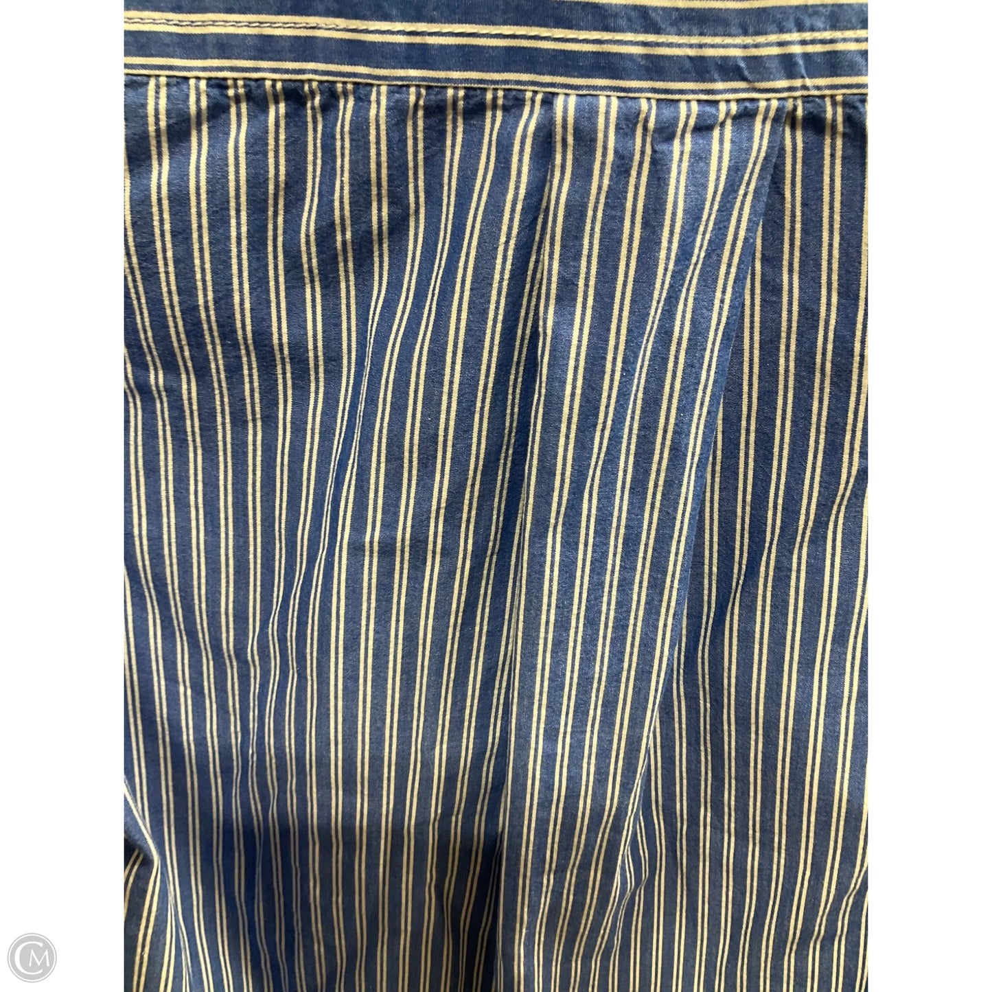 Top Long Sleeve Basic By Free Assembly In Striped Pattern, Size: M