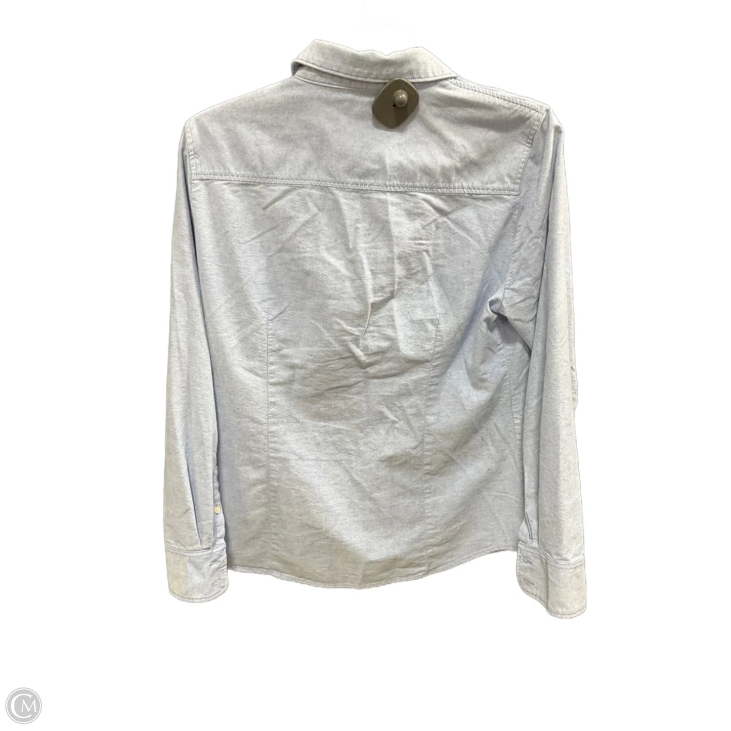 Blouse Long Sleeve By J. Crew In Blue, Size: M