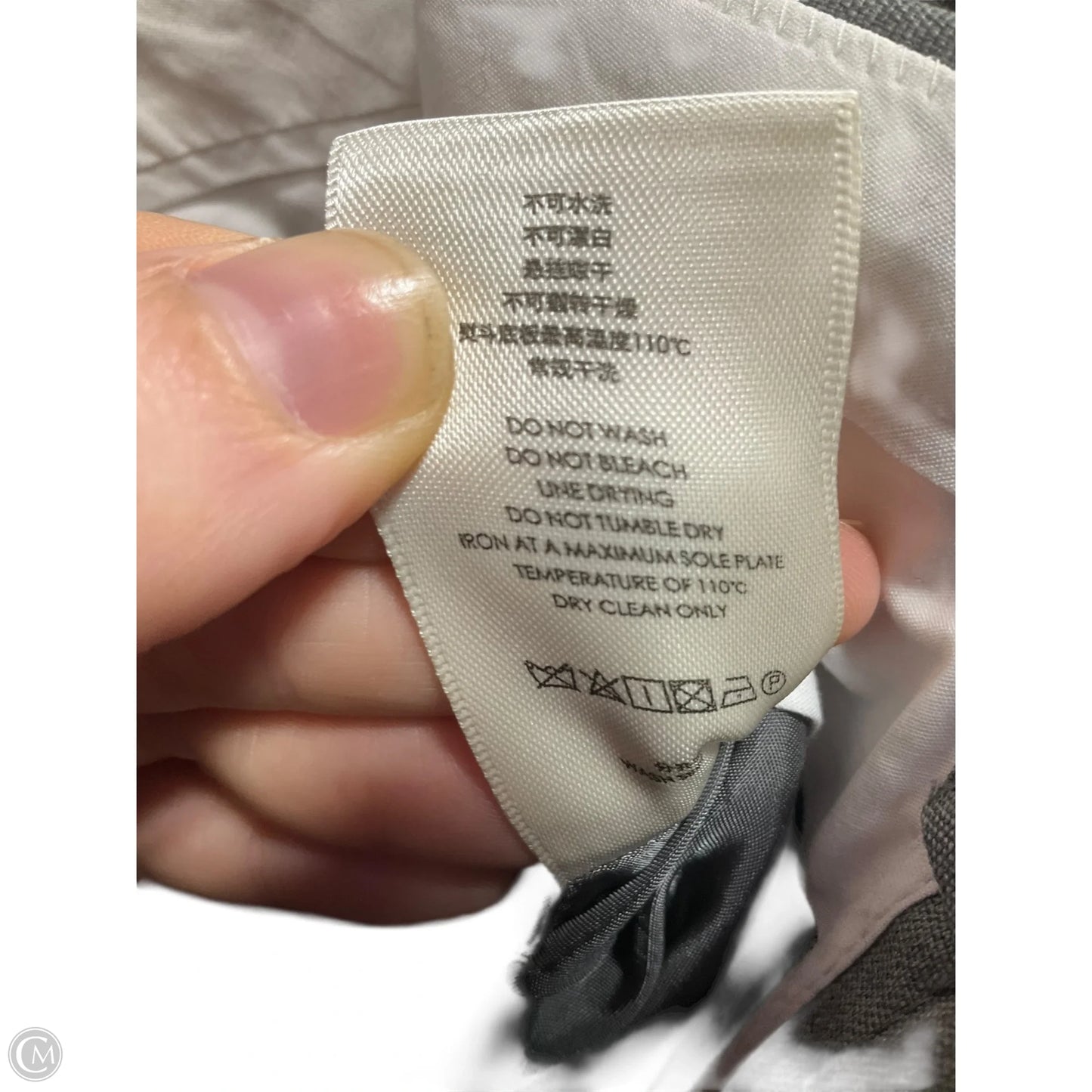 Pants Dress By Cma In Grey, Size: M