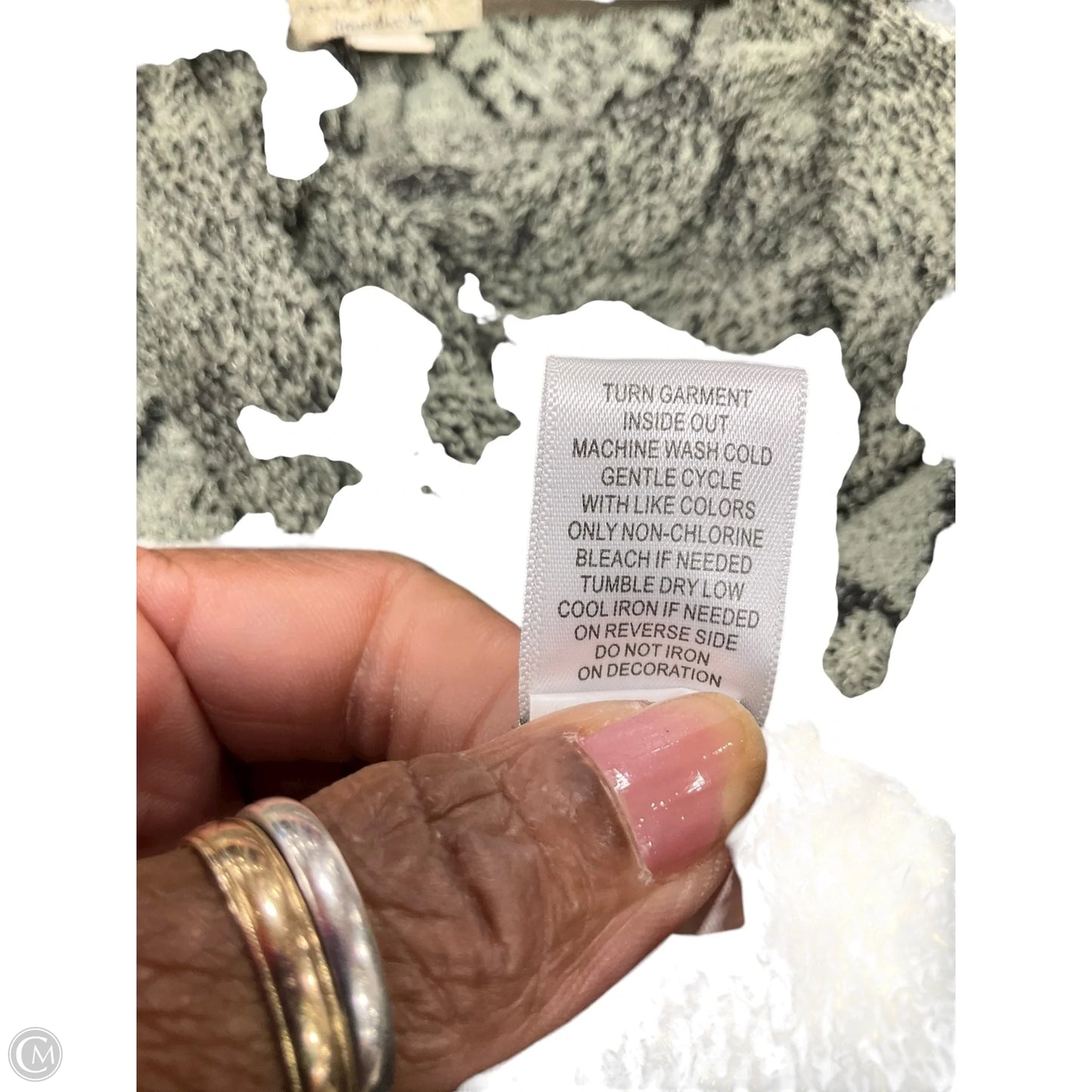 Top Long Sleeve Basic By One World In Green, Size: S