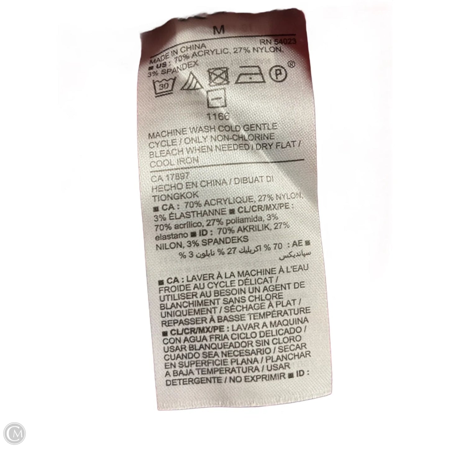 Sweater By Old Navy In Checkered Pattern, Size: M