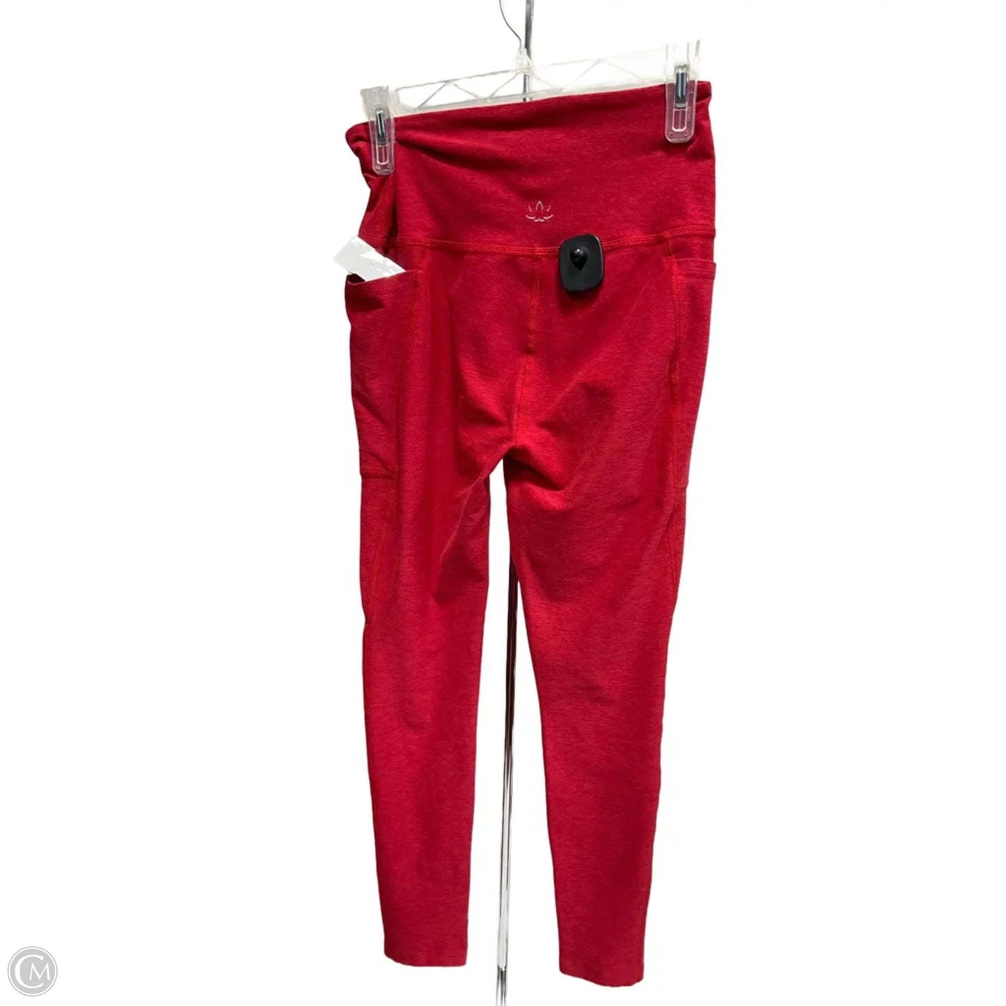 Athletic Leggings By Beyond Yoga In Red, Size: L