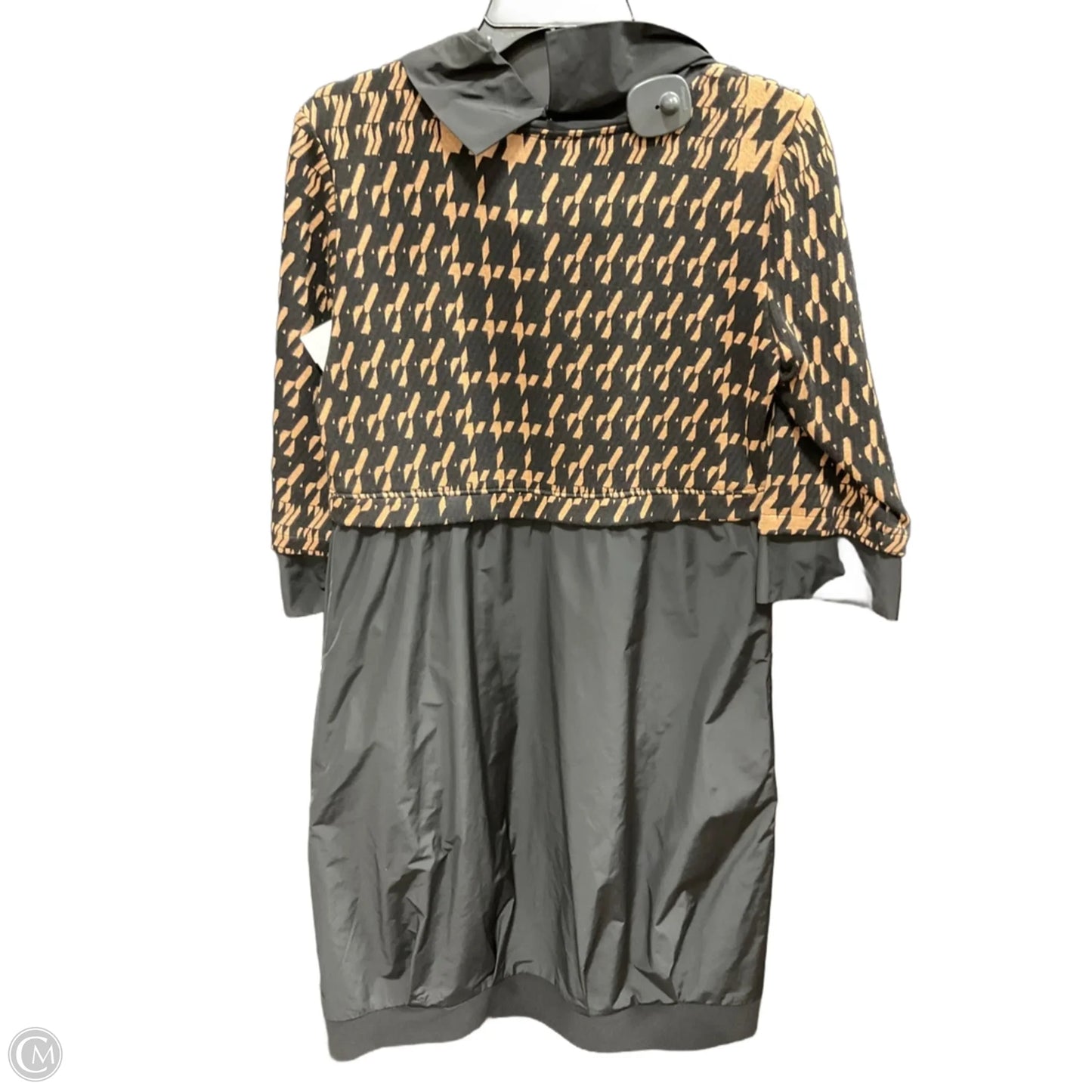 Dress Casual Short By Joseph Ribkoff In Black & Gold, Size: 8