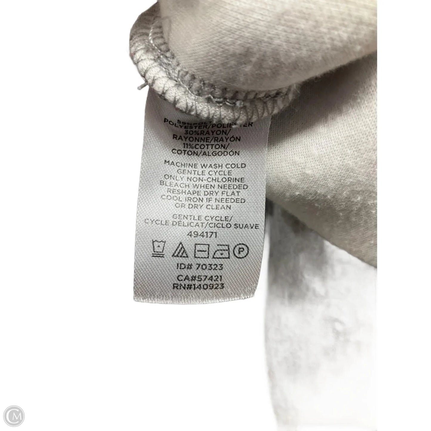 Top Short Sleeve Basic By Lou And Grey In Grey, Size: Xs