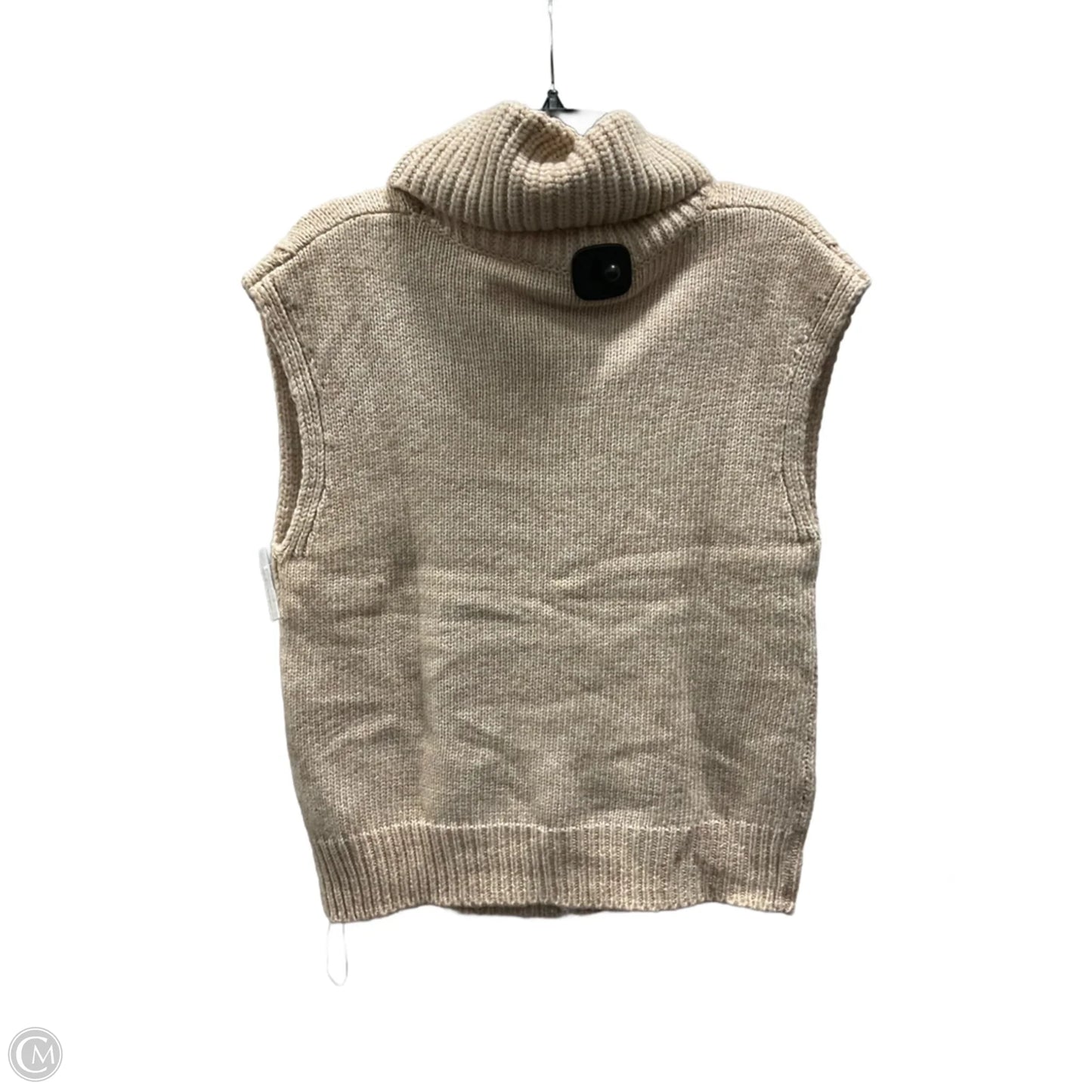 Top Short Sleeve Basic By Express In Tan, Size: M