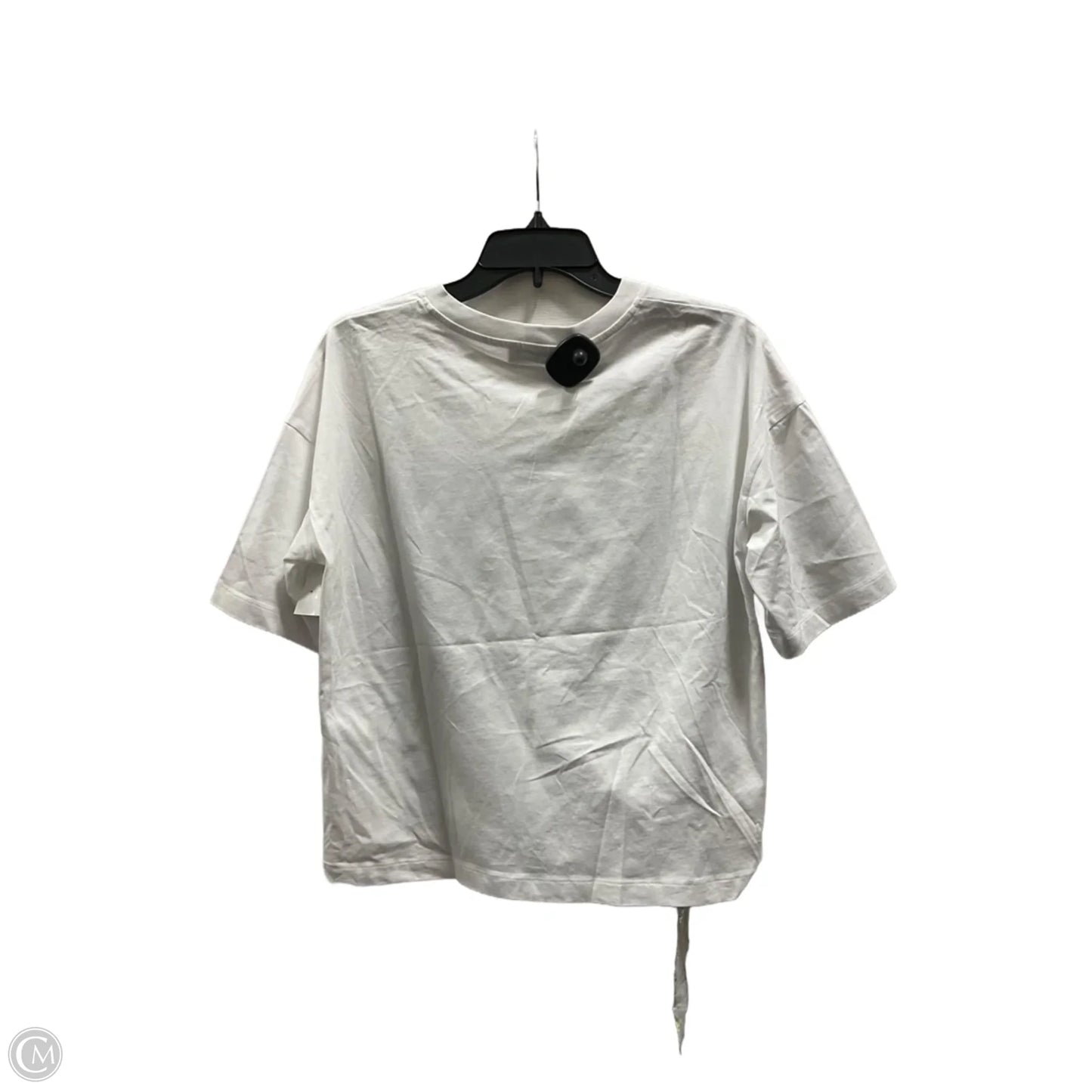 Top Short Sleeve By Sandro In Green & White, Size: S