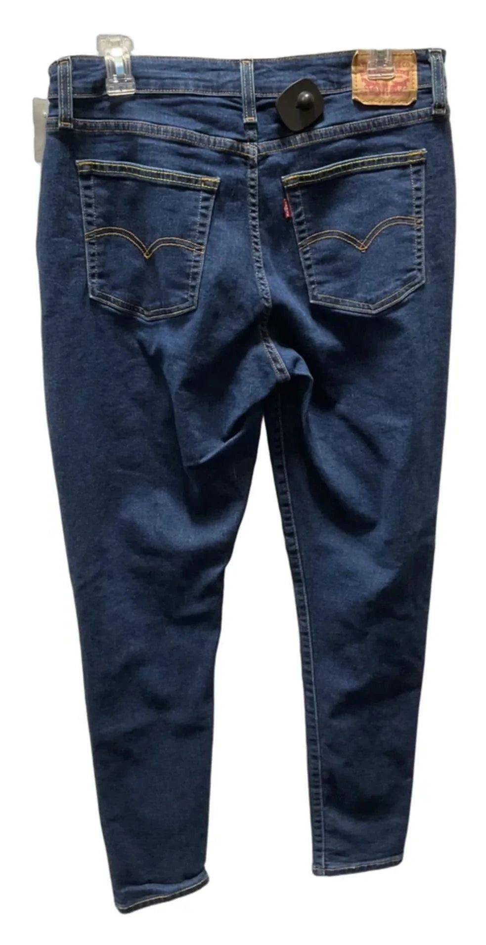 Jeans Skinny By Levis In Blue Denim, Size: 10