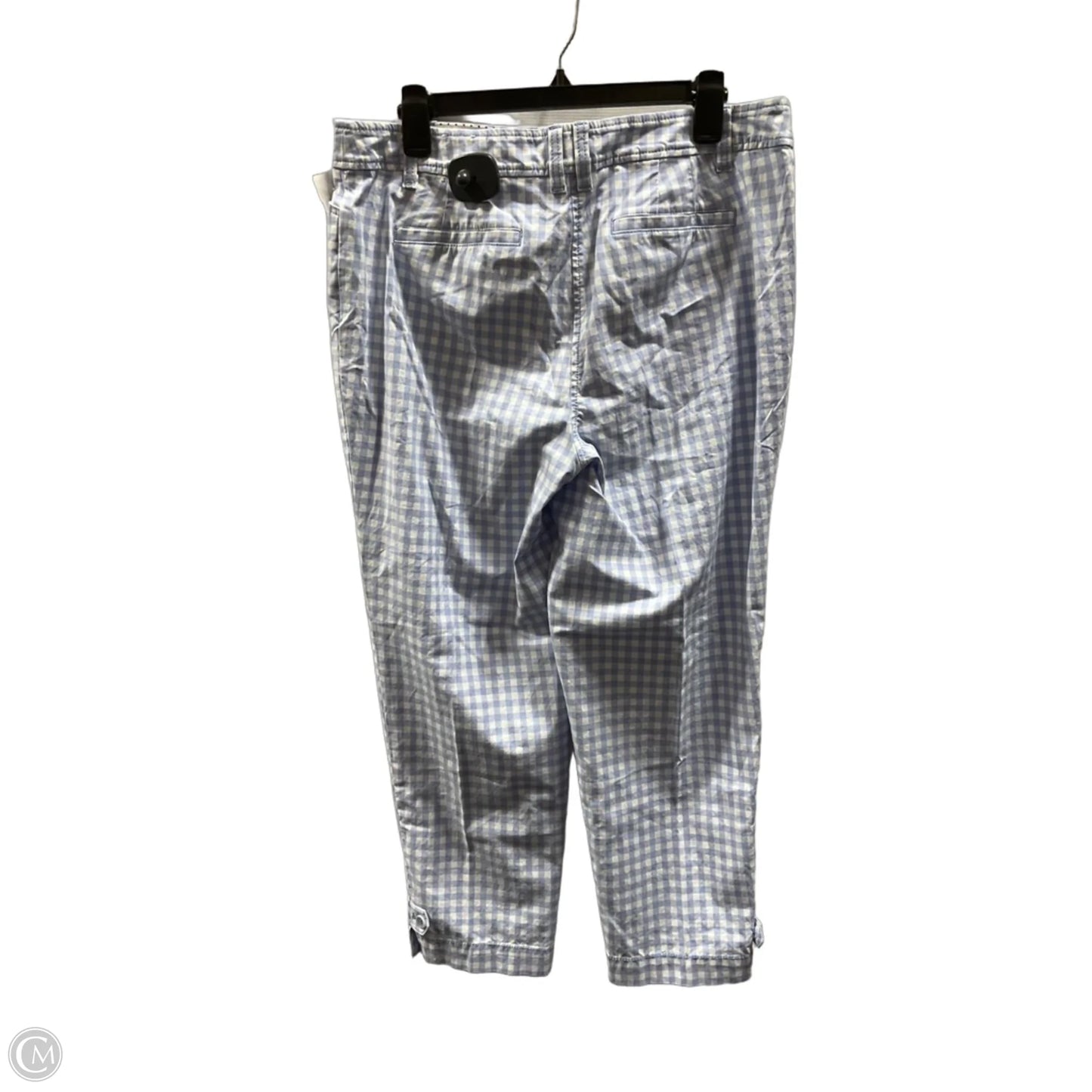 Capris By Talbots In Checkered Pattern, Size: 12