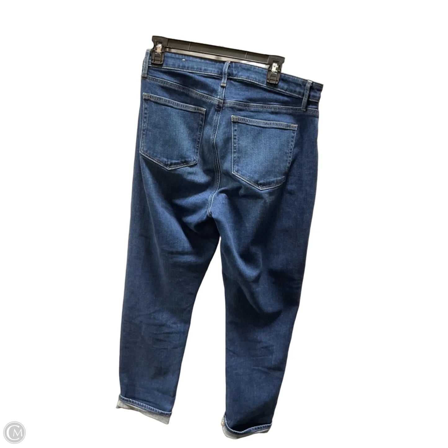Jeans Straight By Loft In Blue Denim, Size: 10