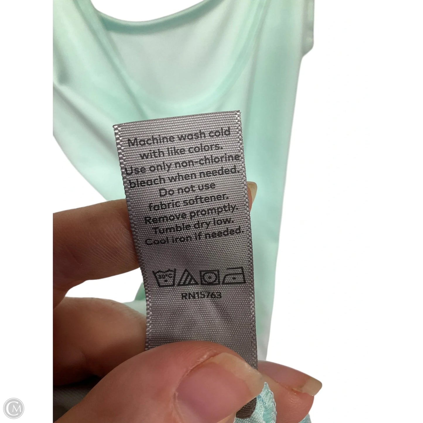 Athletic Tank Top By Champion In Mint, Size: Xs