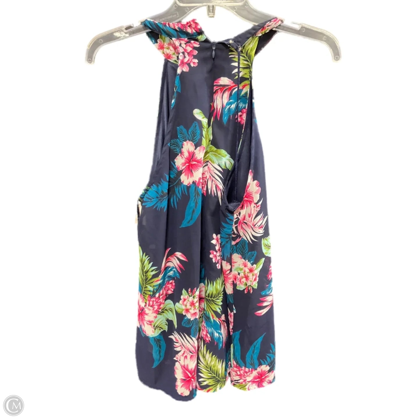 Top Sleeveless By Japna In Navy, Size: L