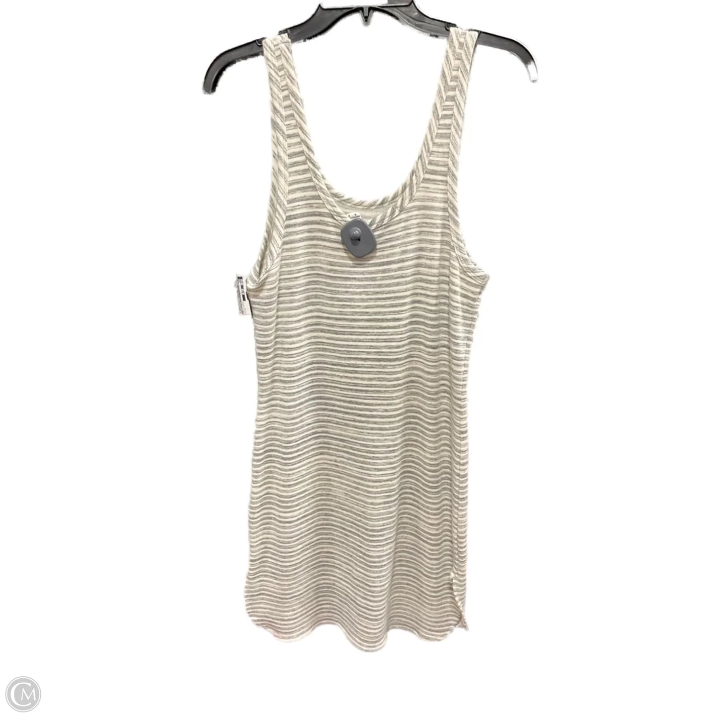 Dress Casual Short By Cme In Grey & White, Size: S