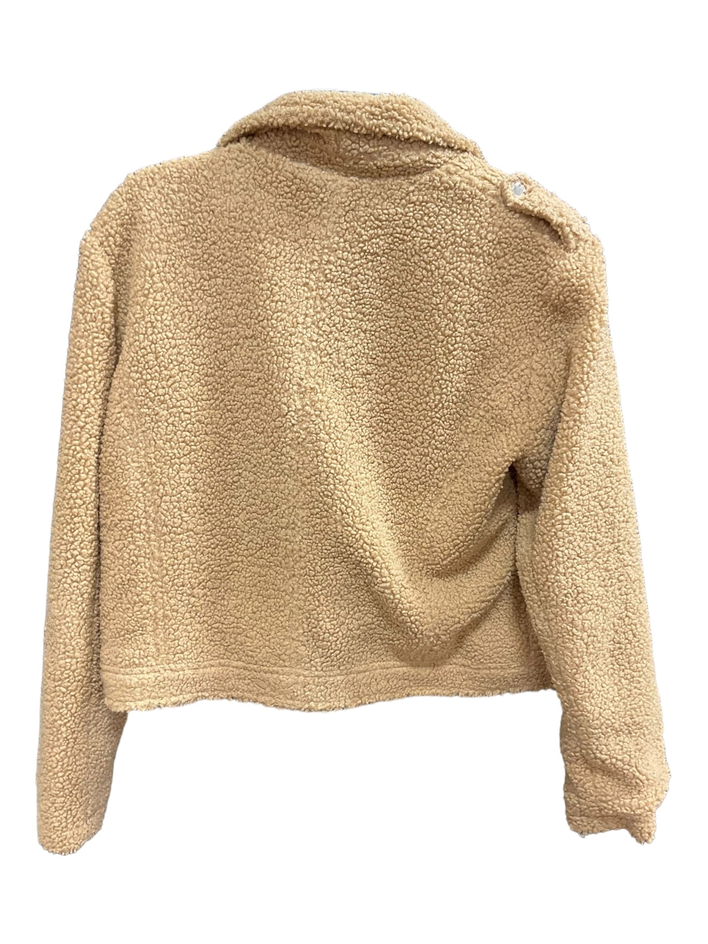 Brown Jacket Fleece Lc Lauren Conrad, Size L